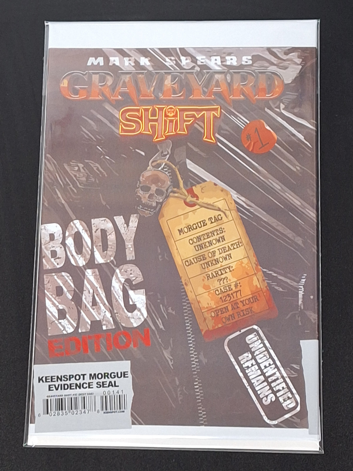Mark Spears Graveyard Shift 1 Keenspot 2026 Blind Bag "Body Bag" Edition
