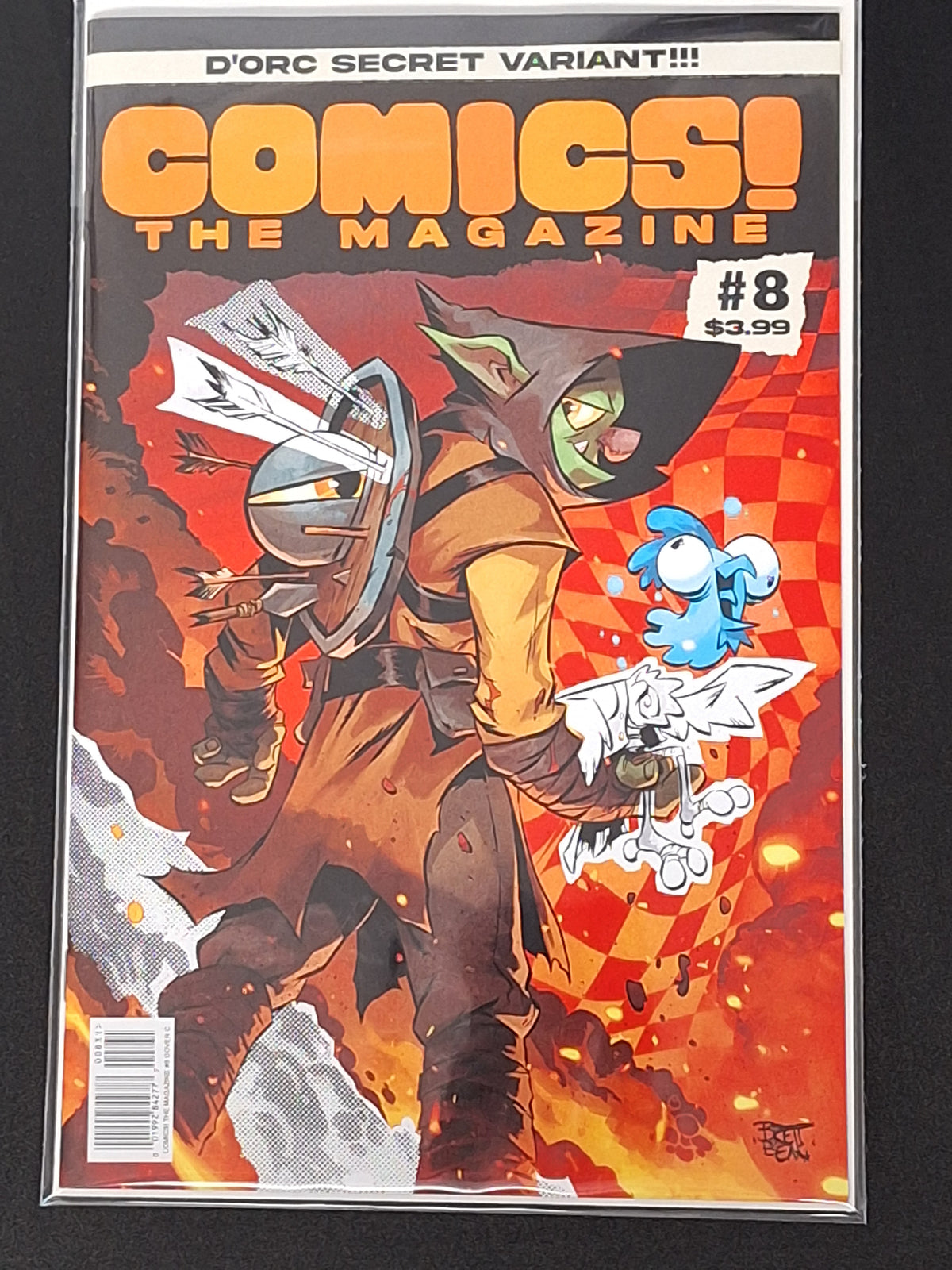 Comics! The Magazine 8 2026 Secret Cover Brent Bean D'Orc