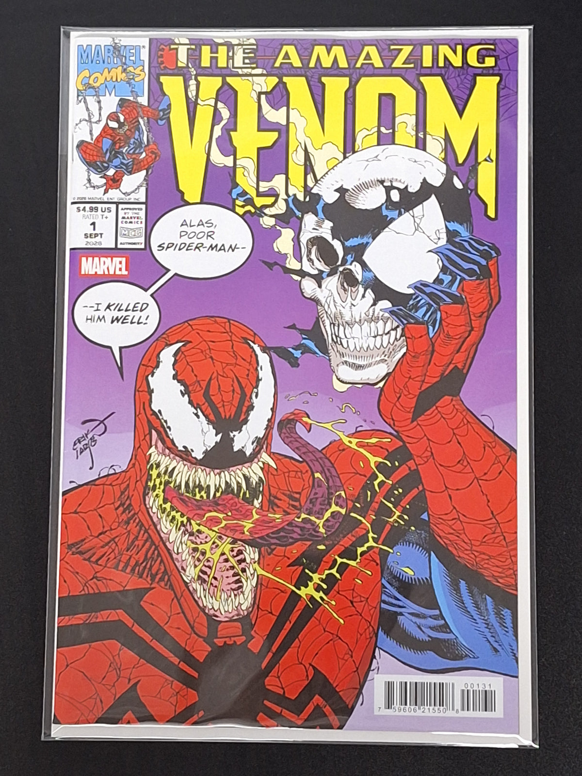 The Amazing Venom 1 Marvel 2026 Erik Larsen Homage Variant