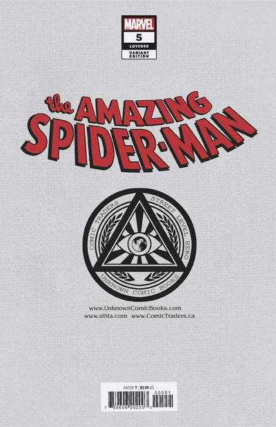 AMAZING SPIDER-MAN 5 R1C0 EXCLUSIVE VIRGIN