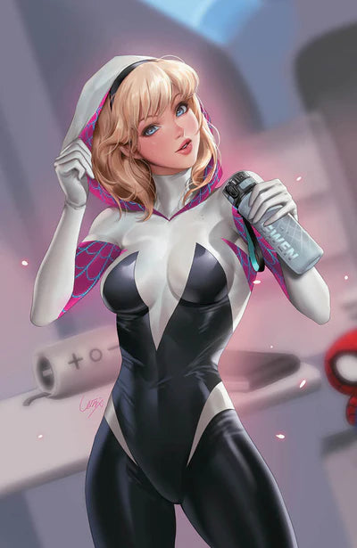 AMAZING SPIDER-MAN 32 LEIRIX NYCC EXCLUSIVE VIRGIN FOIL VARIANT