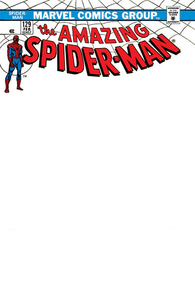 AMAZING SPIDER-MAN 129 FACSIMILE EDITION BLANK EXCLUSIVE