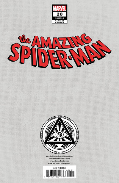 AMAZING SPIDER-MAN 20 DAVID NAKAYAMA EXCLUSIVE
