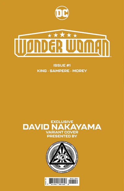 WONDER WOMAN #1 DAVID NAKAYAMA EXCLUSIVE