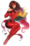 SCARLET WITCH #1 DAVID NAKAYAMA EXCLUSIVE VIRGIN SILVER FOIL VARIANT