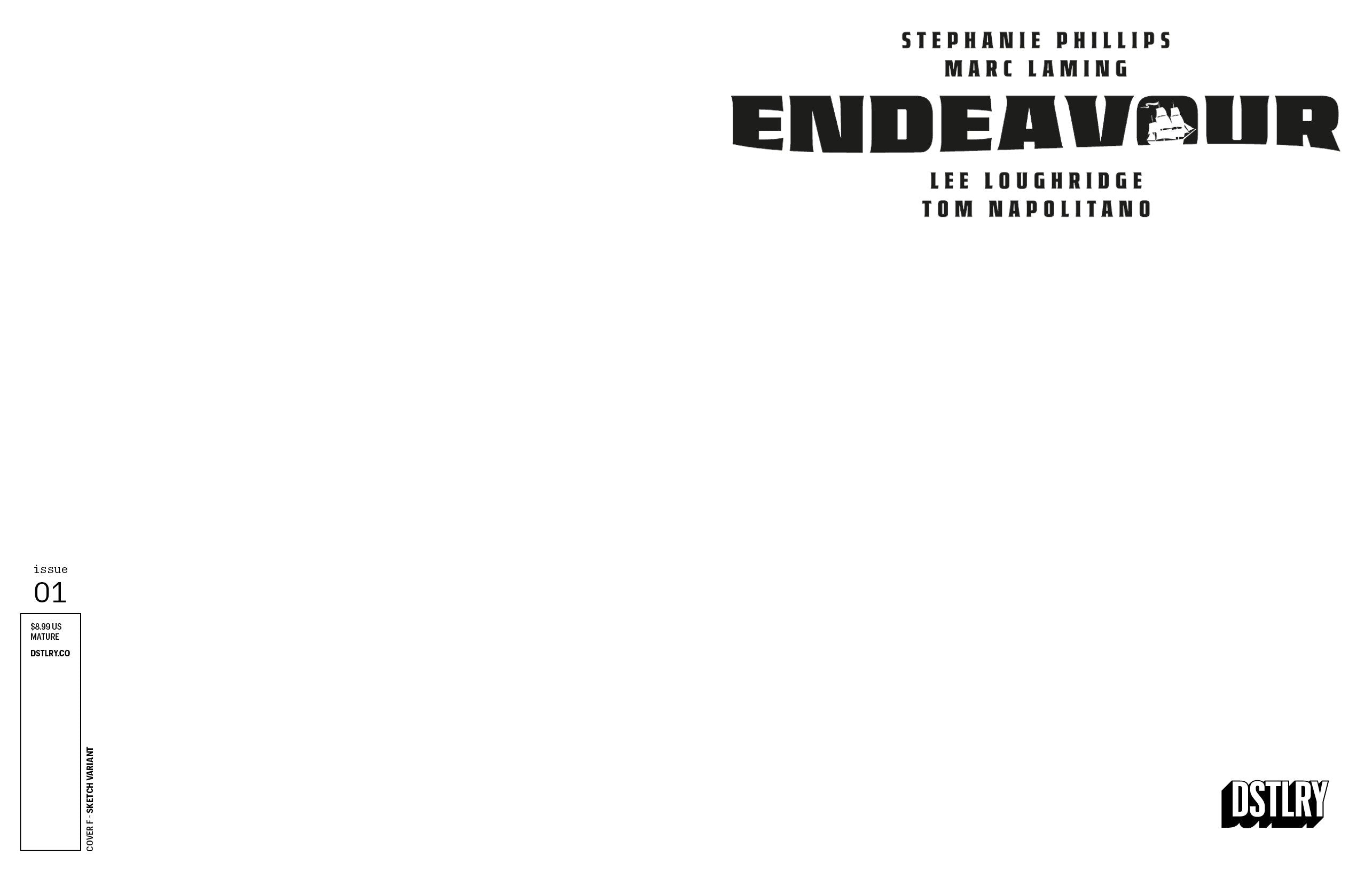 ENDEAVOUR #1 CVR F BLANK SKETCH VARIANT 10/15/2025
