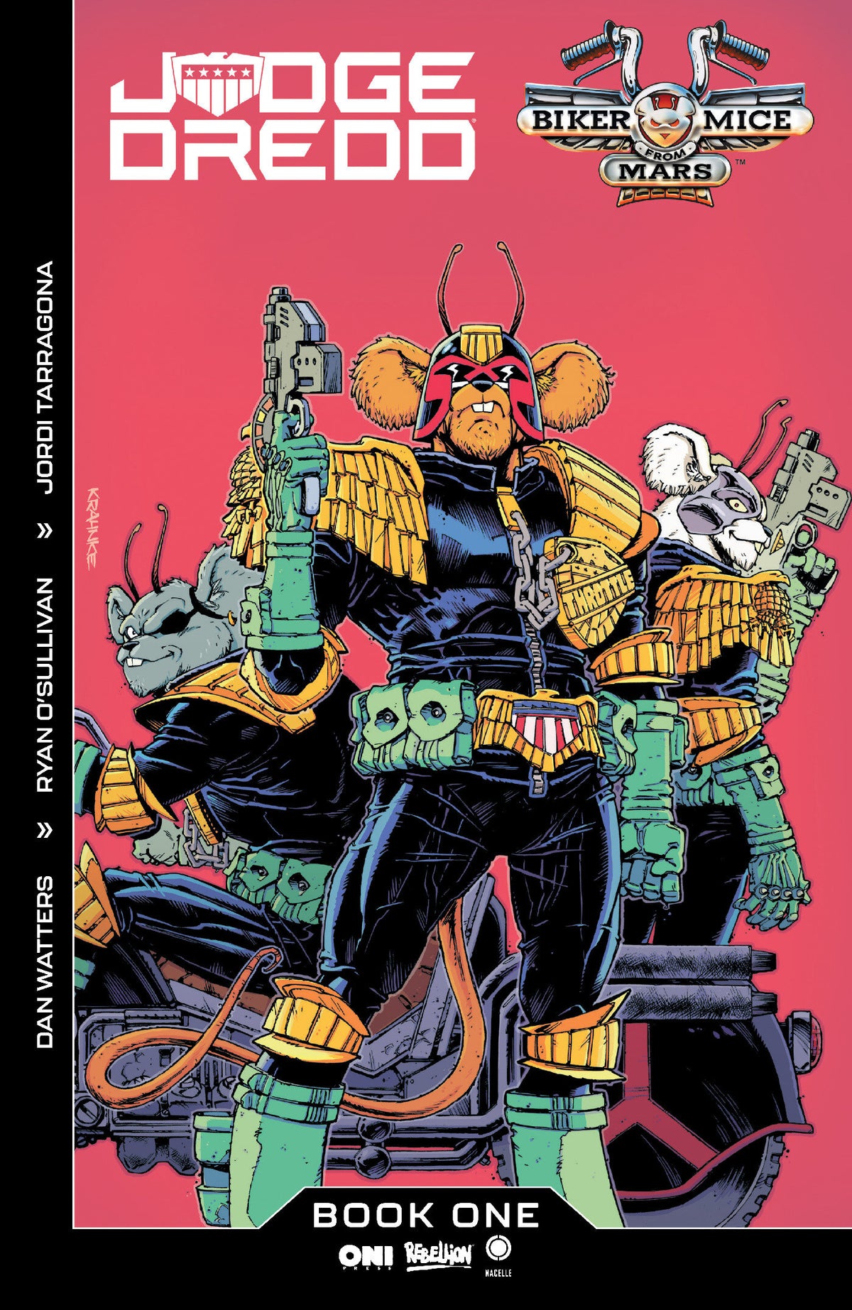 Judge Dredd/Biker Mice from Mars #1 Cover C Andrew Krahnke Var 12/02/2026