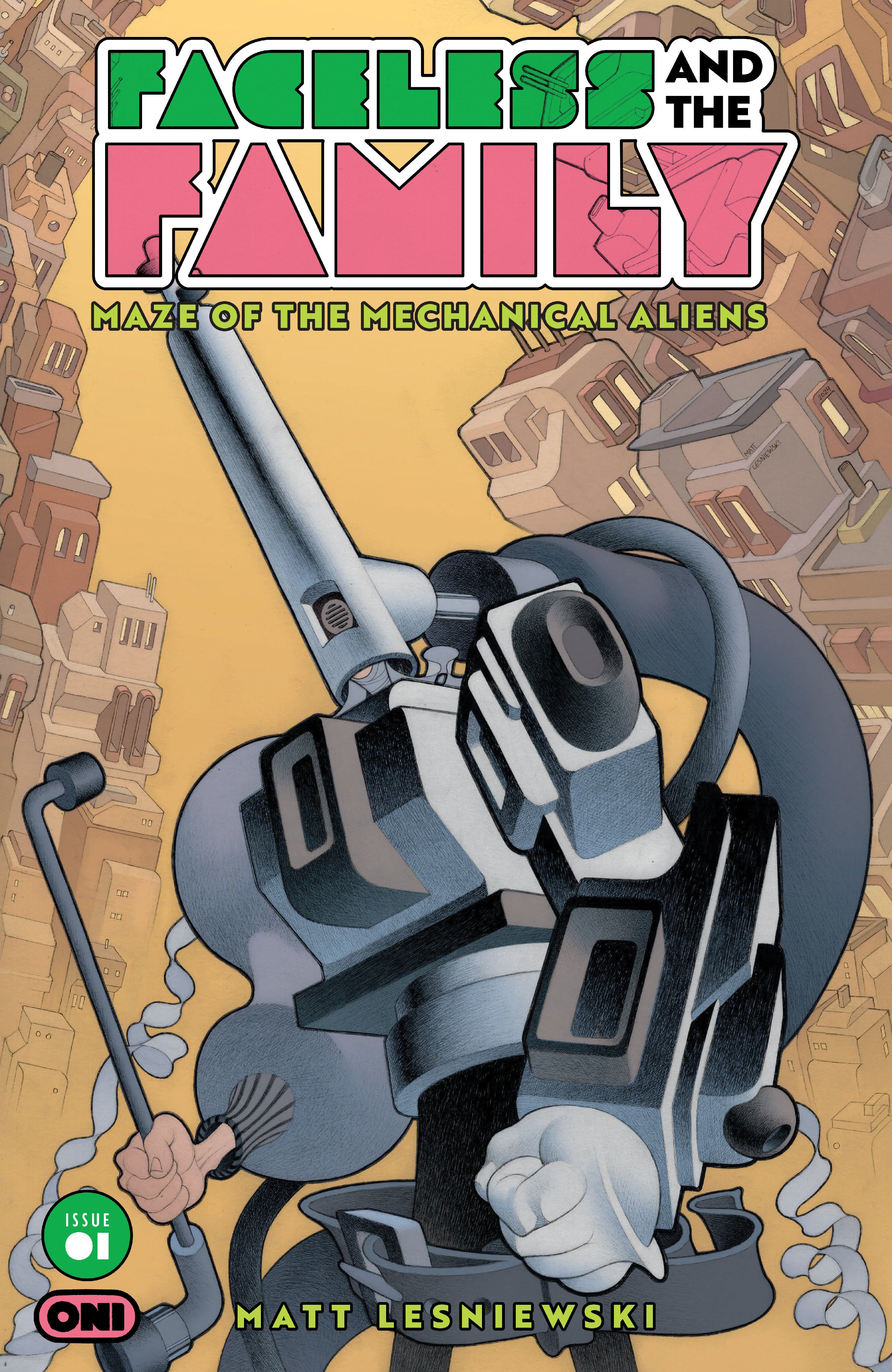 FACELESS AND THE FAMILY MAZE OF THE MECHANICAL ALIENS #1 2nd Printing 08/12/2026