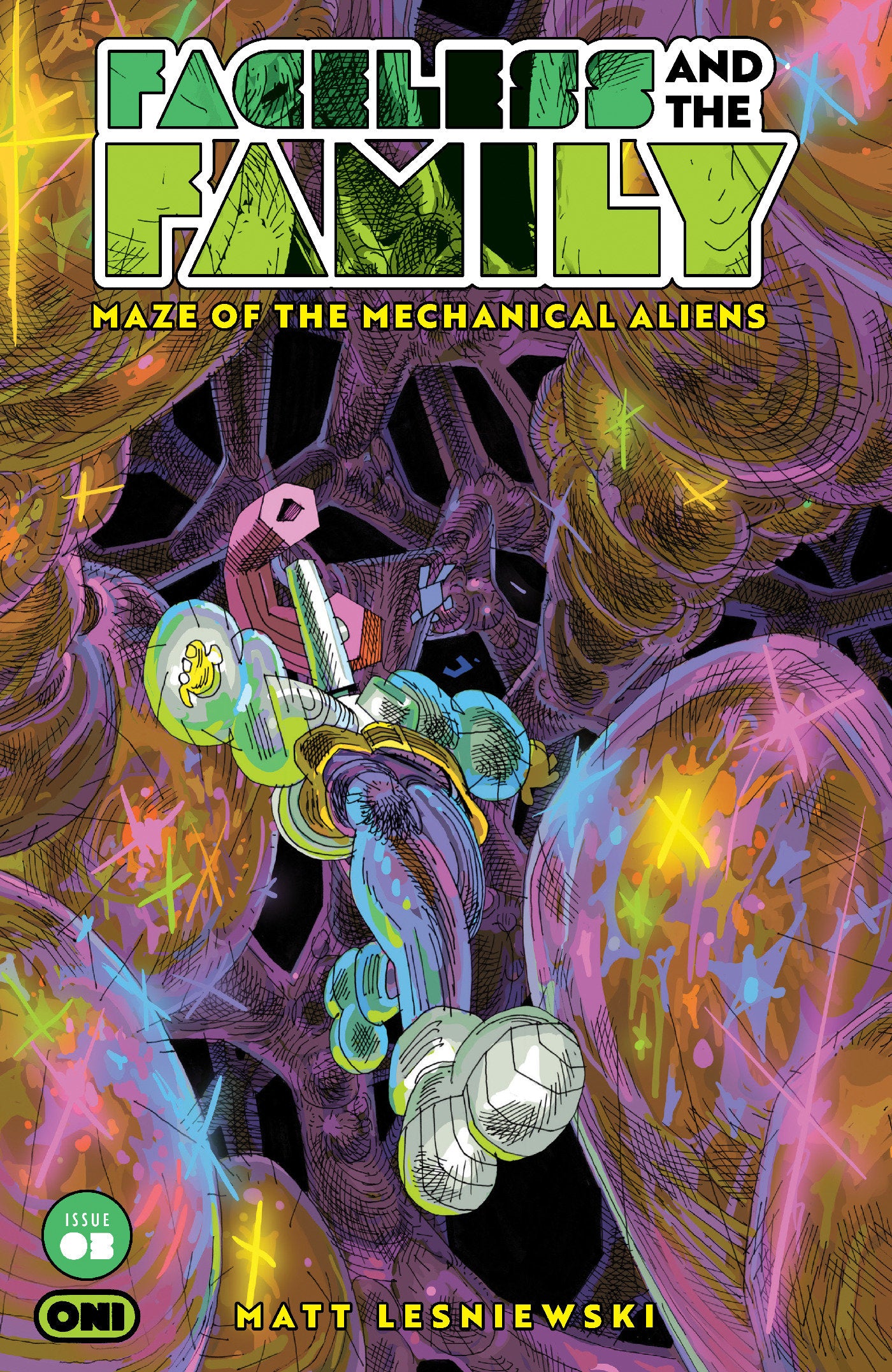 FACELESS AND THE FAMILY MAZE OF THE MECHANICAL ALIENS #3 CVR B EMIL ERNST VAR 09/16/2026