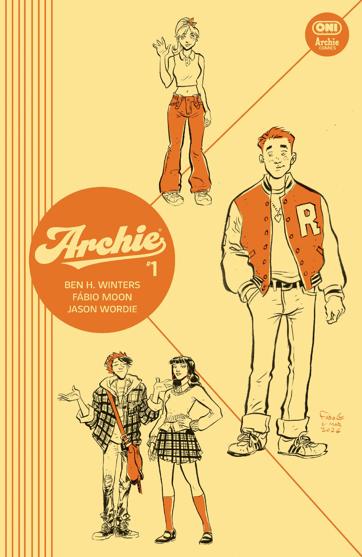 Archie #1 Cover V F√°bio Moon Local Comic Shop Day Var 09/02/2026