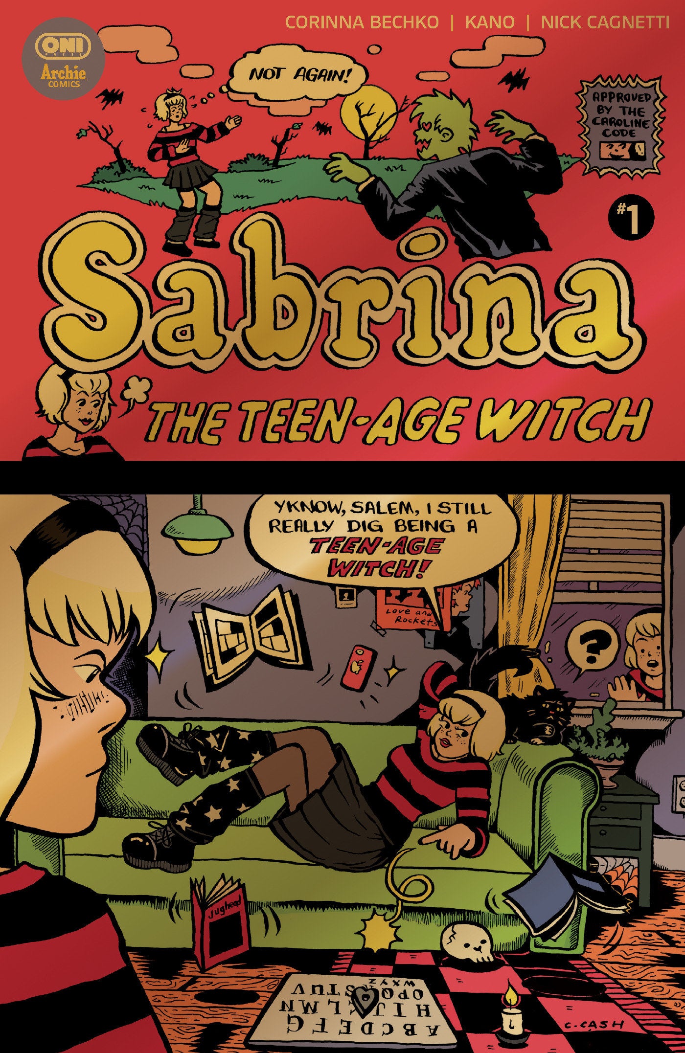 SABRINA THE TEENAGE WITCH #1 CVR G CAROLINE CASH FOIL VAR 10/07/2026