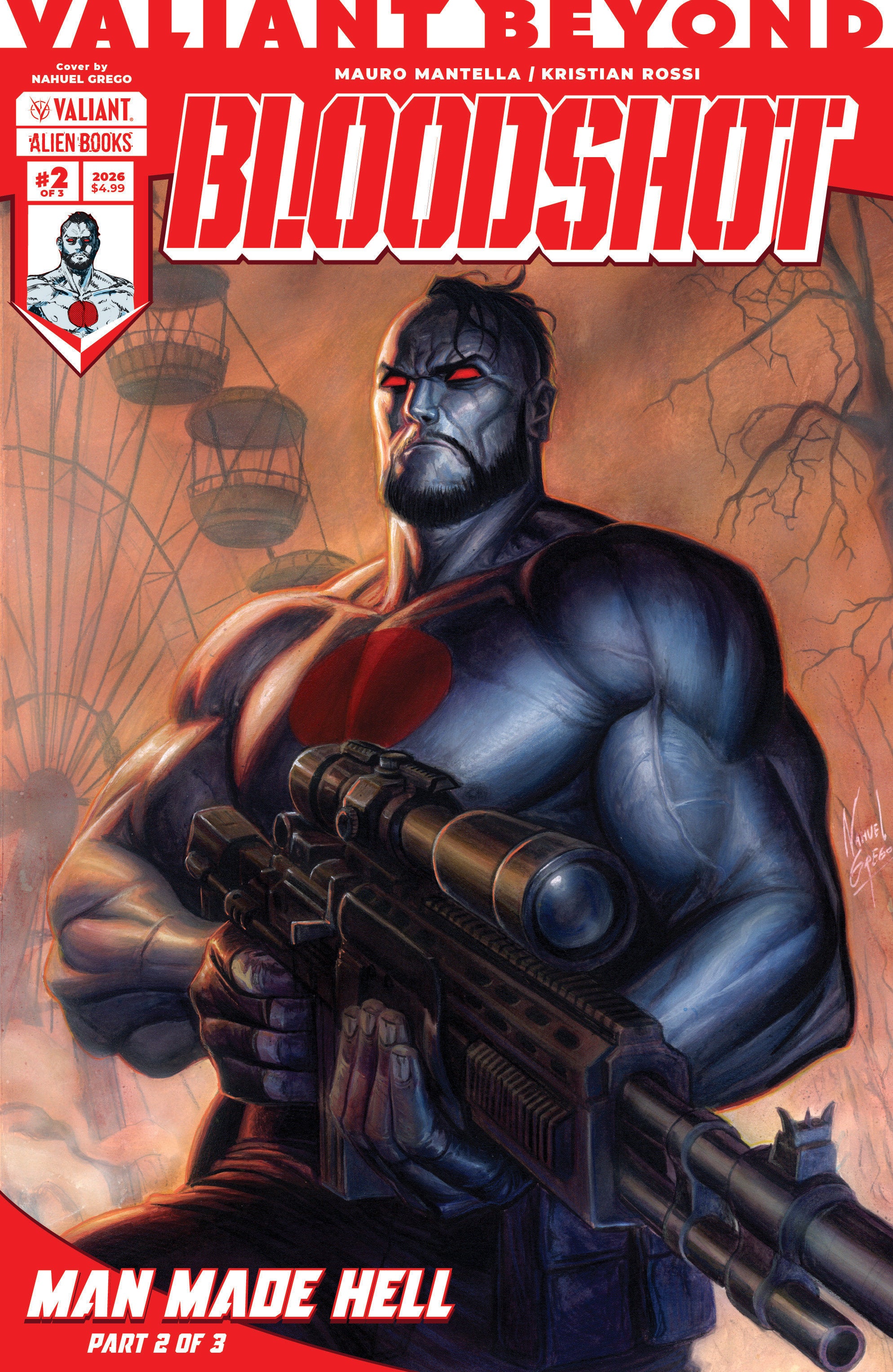 Valiant Beyond: Bloodshot #5--Man Made Hell #2 Cover A (Grego) 08/05/2026