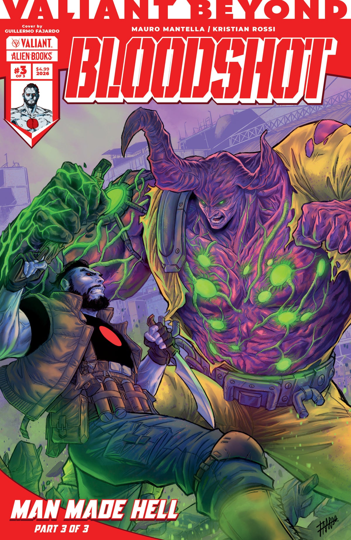 Valiant Beyond: Bloodshot #6--Man Made Hell #3 Cover A (Fajardo) 11/11/2026