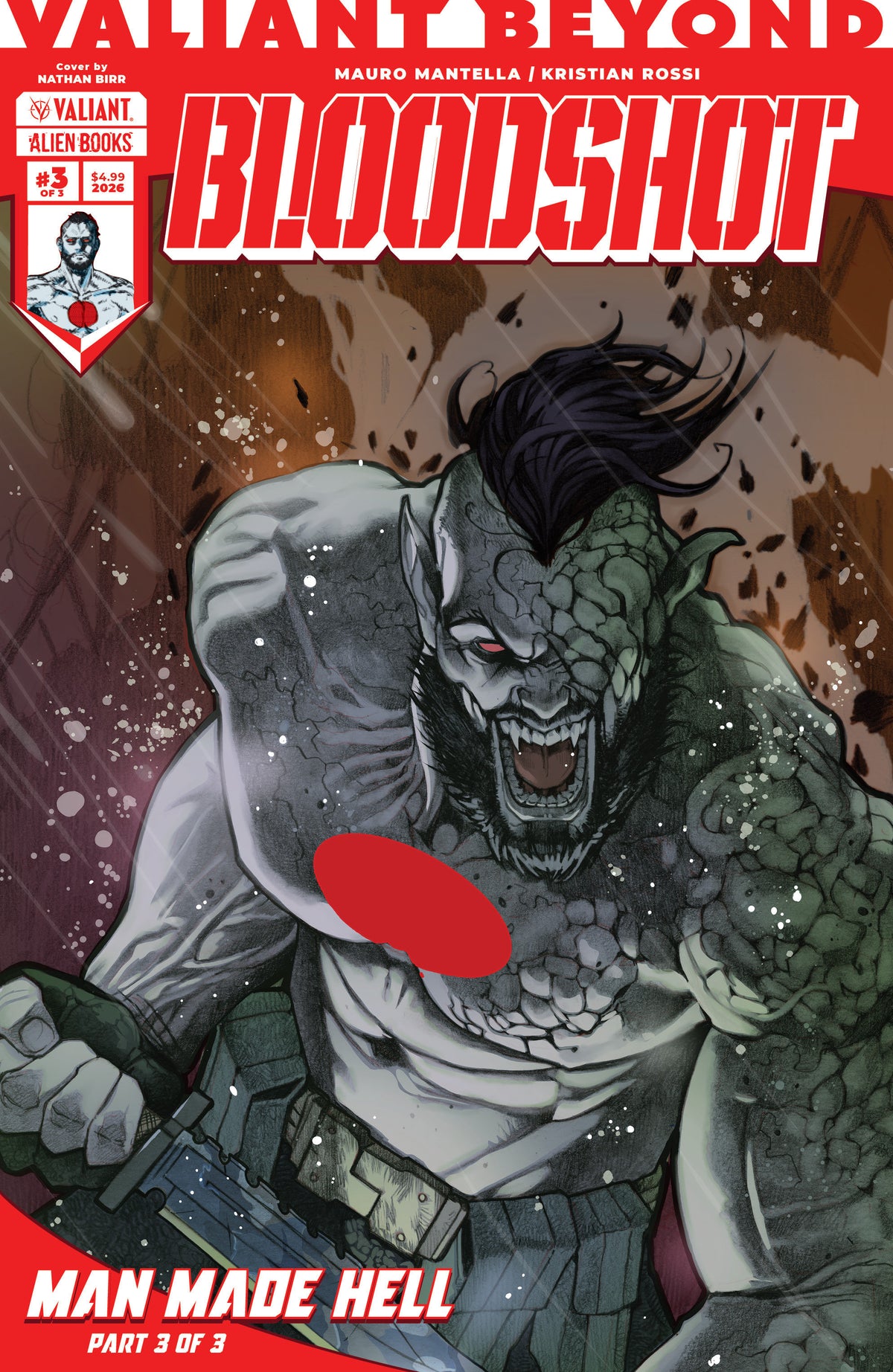 Valiant Beyond: Bloodshot #6--Man Made Hell #3 Variant B (Birr) 11/11/2026