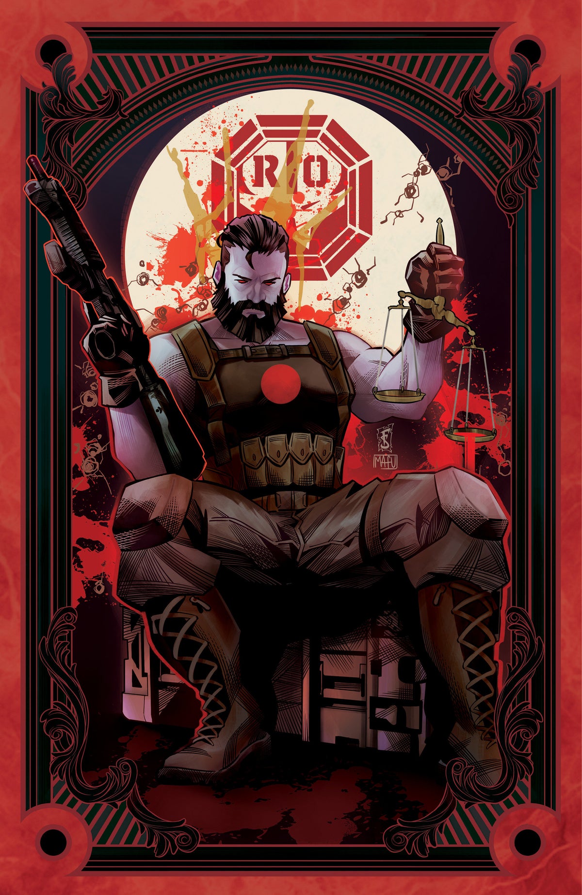 Valiant Beyond: Bloodshot #7--Toy Soldiers #1 Variant B (Sabbatini Full Art Tarot Variant) 11/18/2026