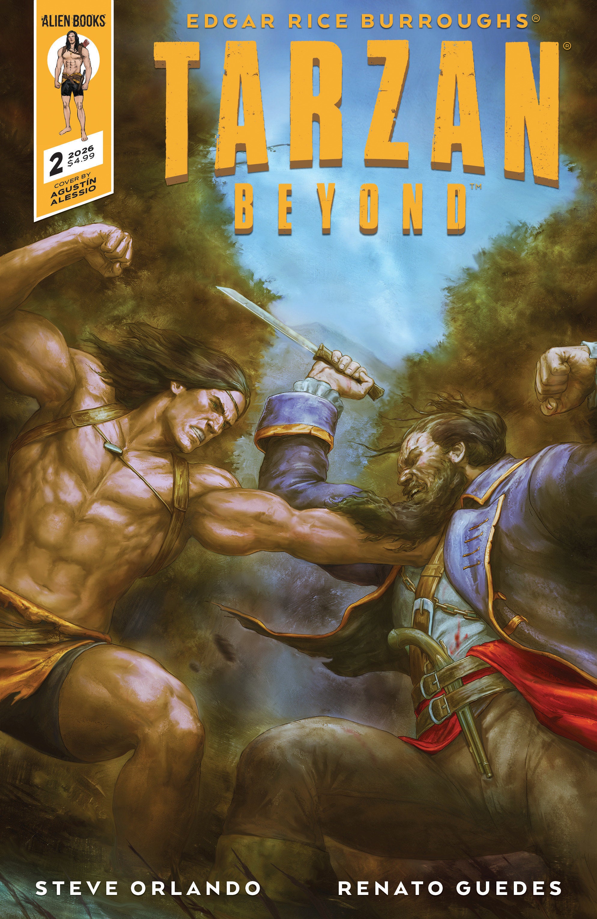Tarzan Beyond #2 Cover A (Alessio) 07/22/2026