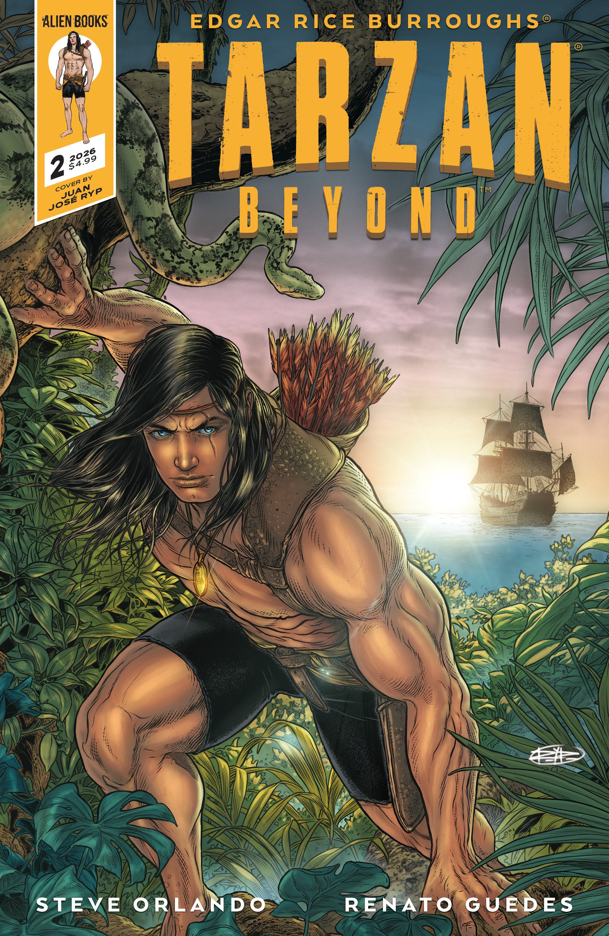 Tarzan Beyond #2 Variant B (Ryp) 07/22/2026