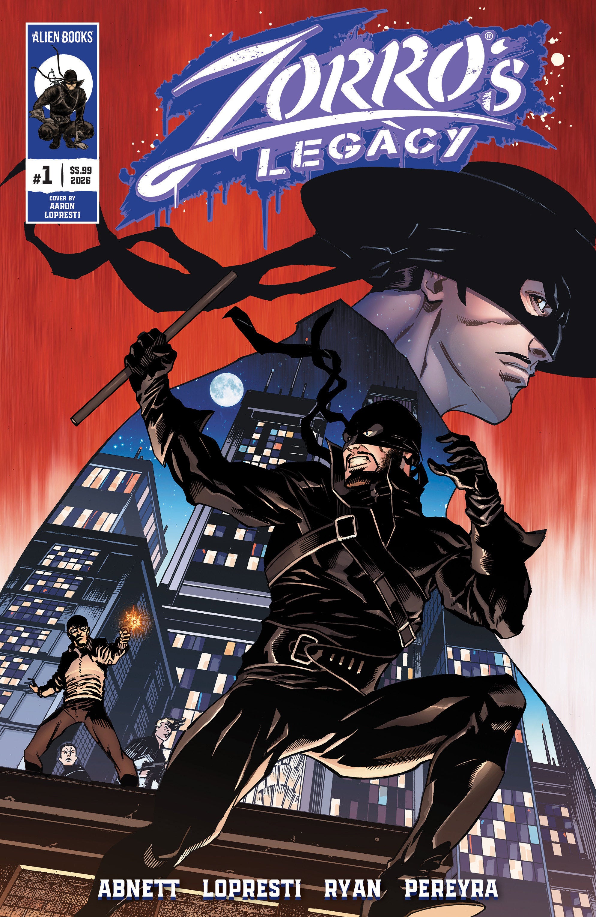 Zorro's Legacy #1 Cover A (Lopresti) 07/08/2026