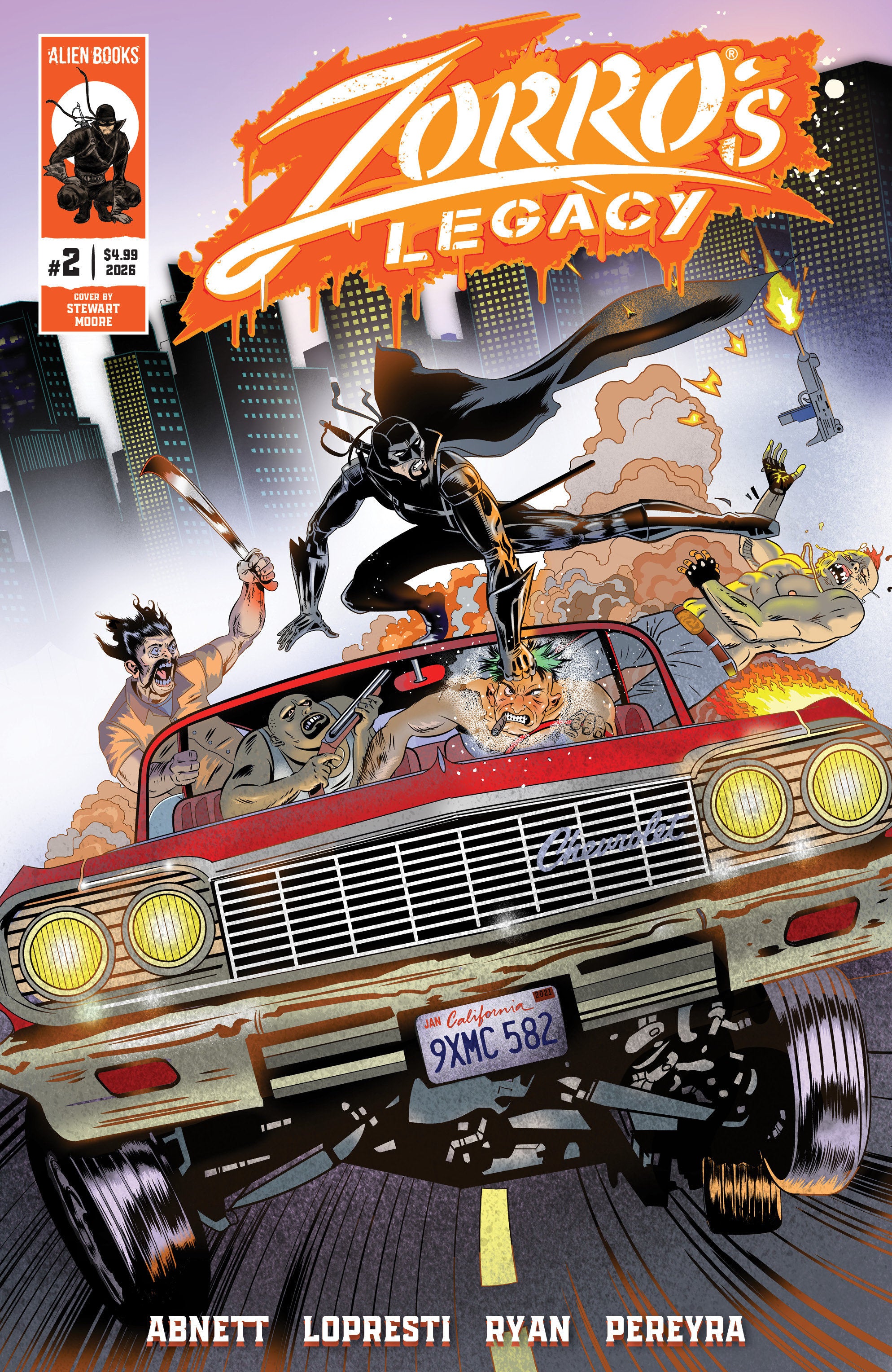 Zorro's Legacy #2 Variant B (Moore) 08/19/2026