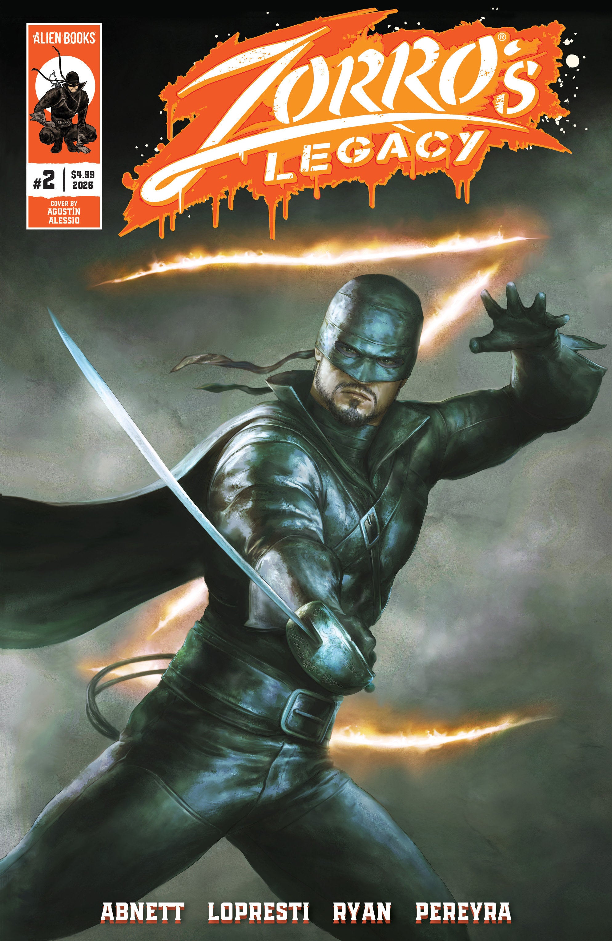 Zorro's Legacy #2 Variant C (Alessio) 08/19/2026