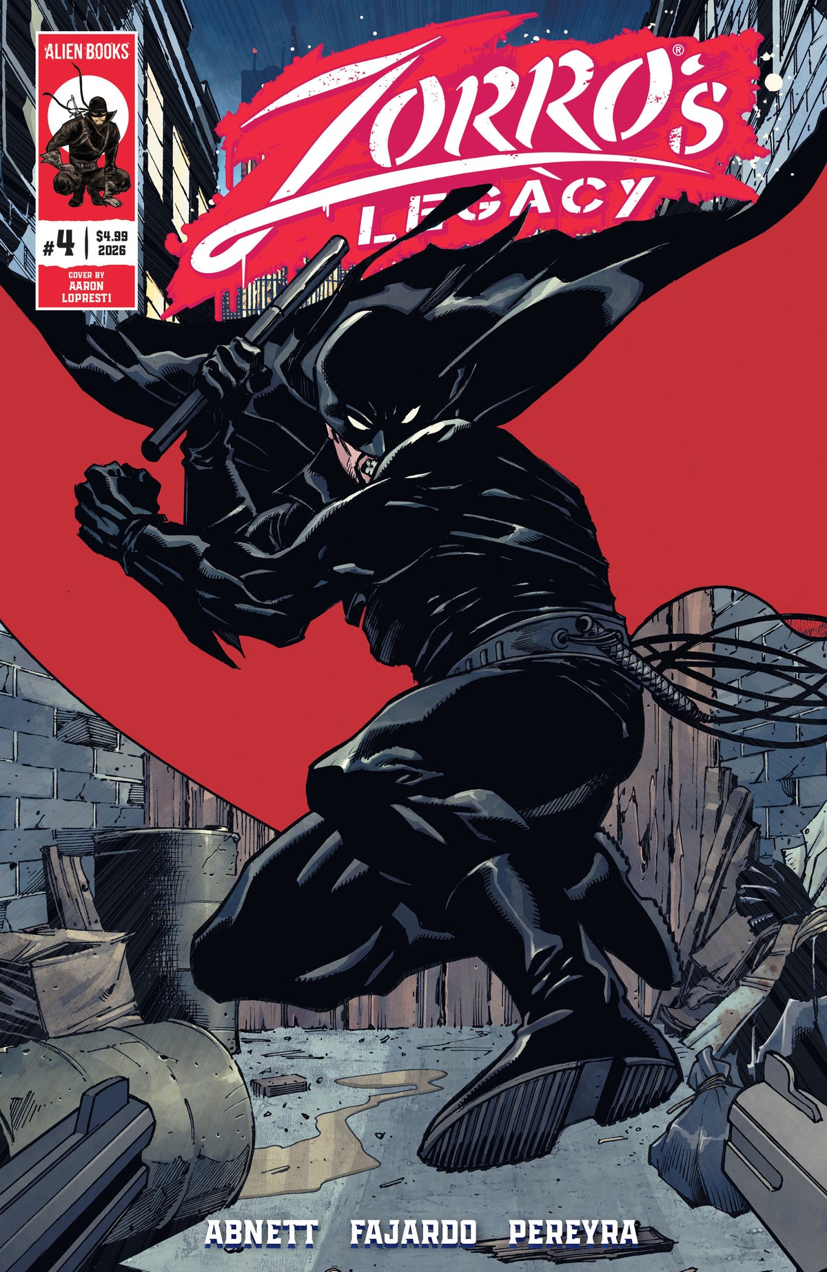 Zorro's Legacy #4 Cover A (Lopresti) 11/18/2026
