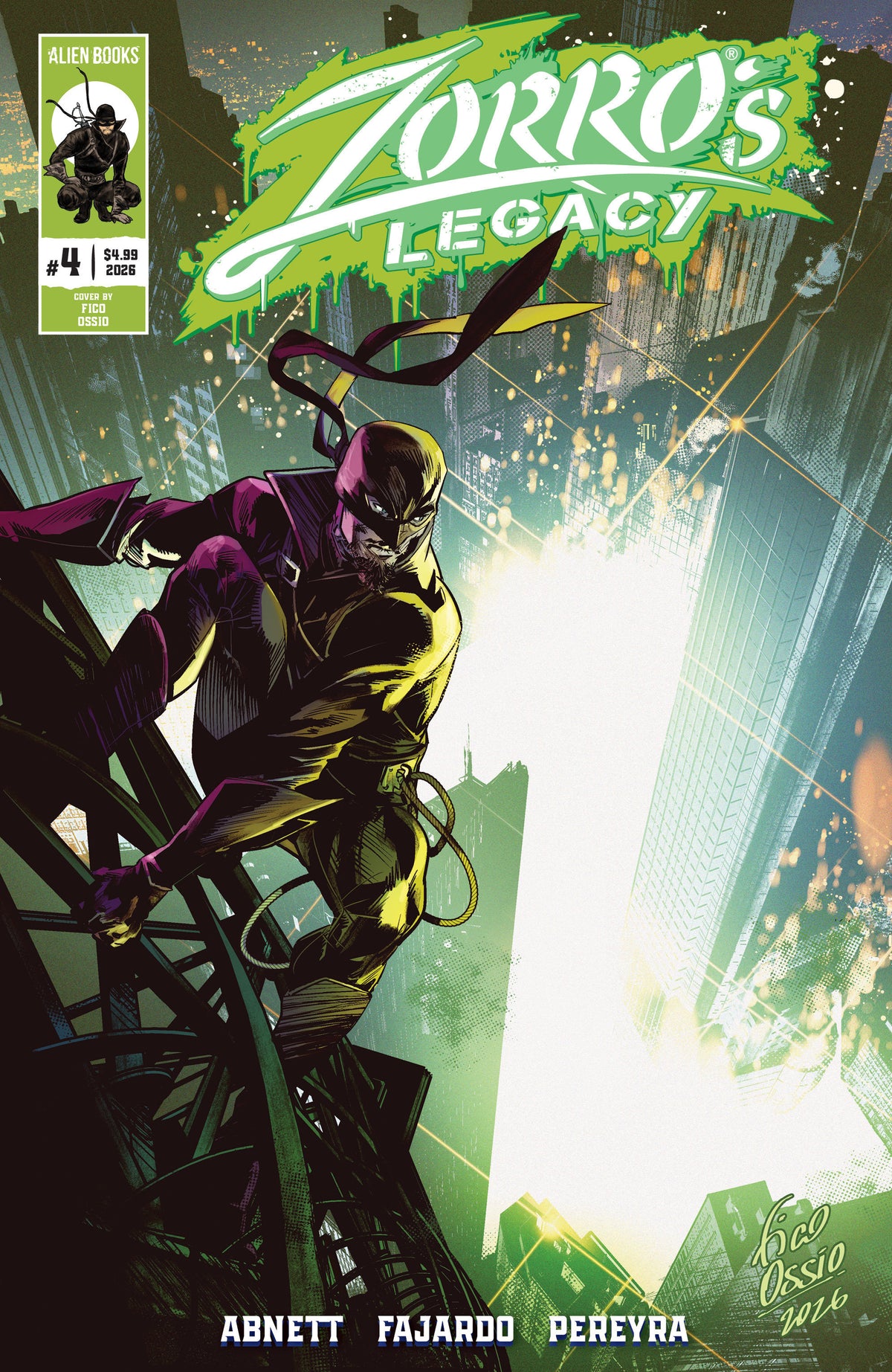 Zorro's Legacy #4 Variant B (Ossio) 11/18/2026