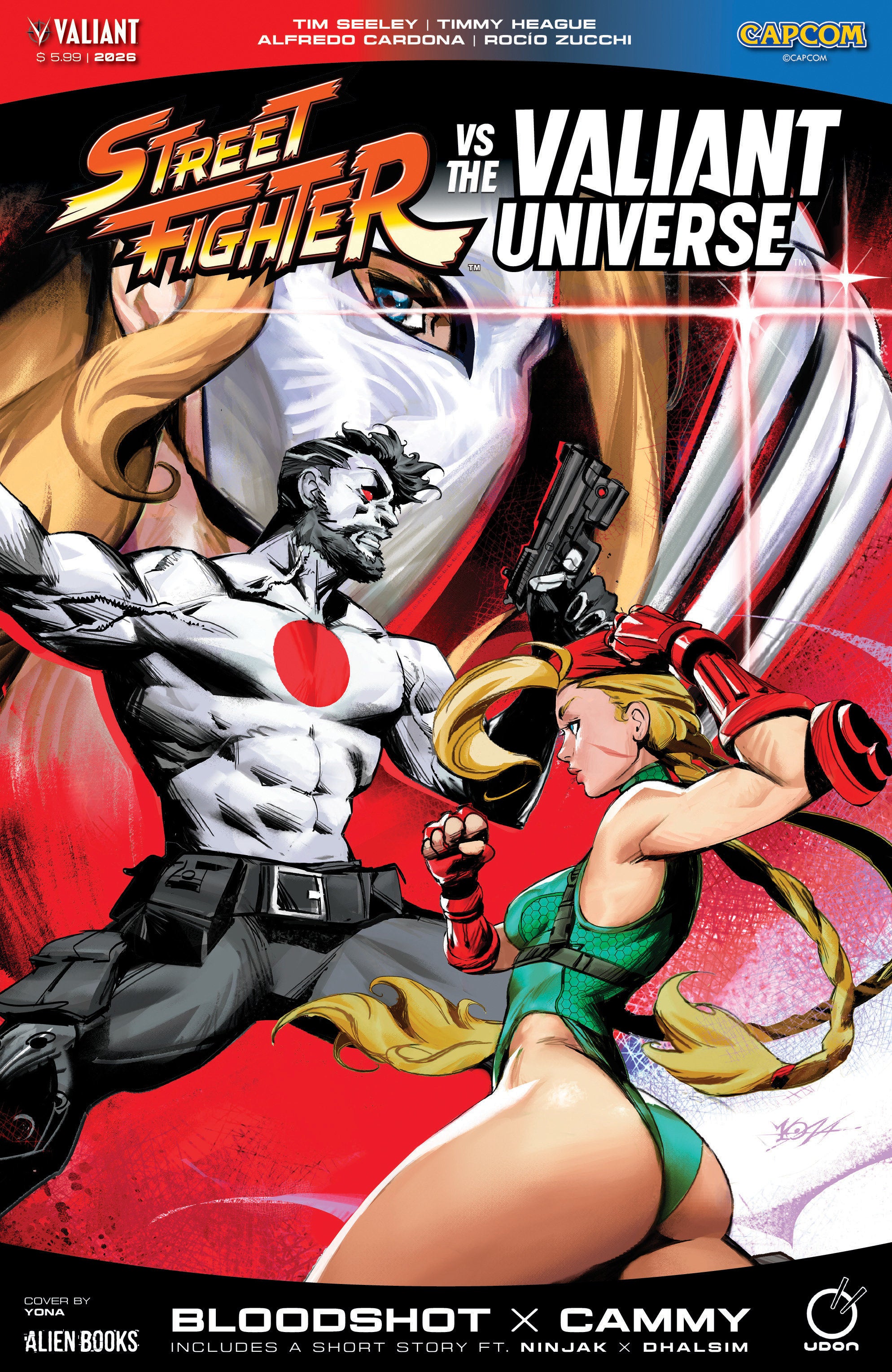Street Fighter Vs. The Valiant Universe Special Variant B (Yonas) 07/29/2026