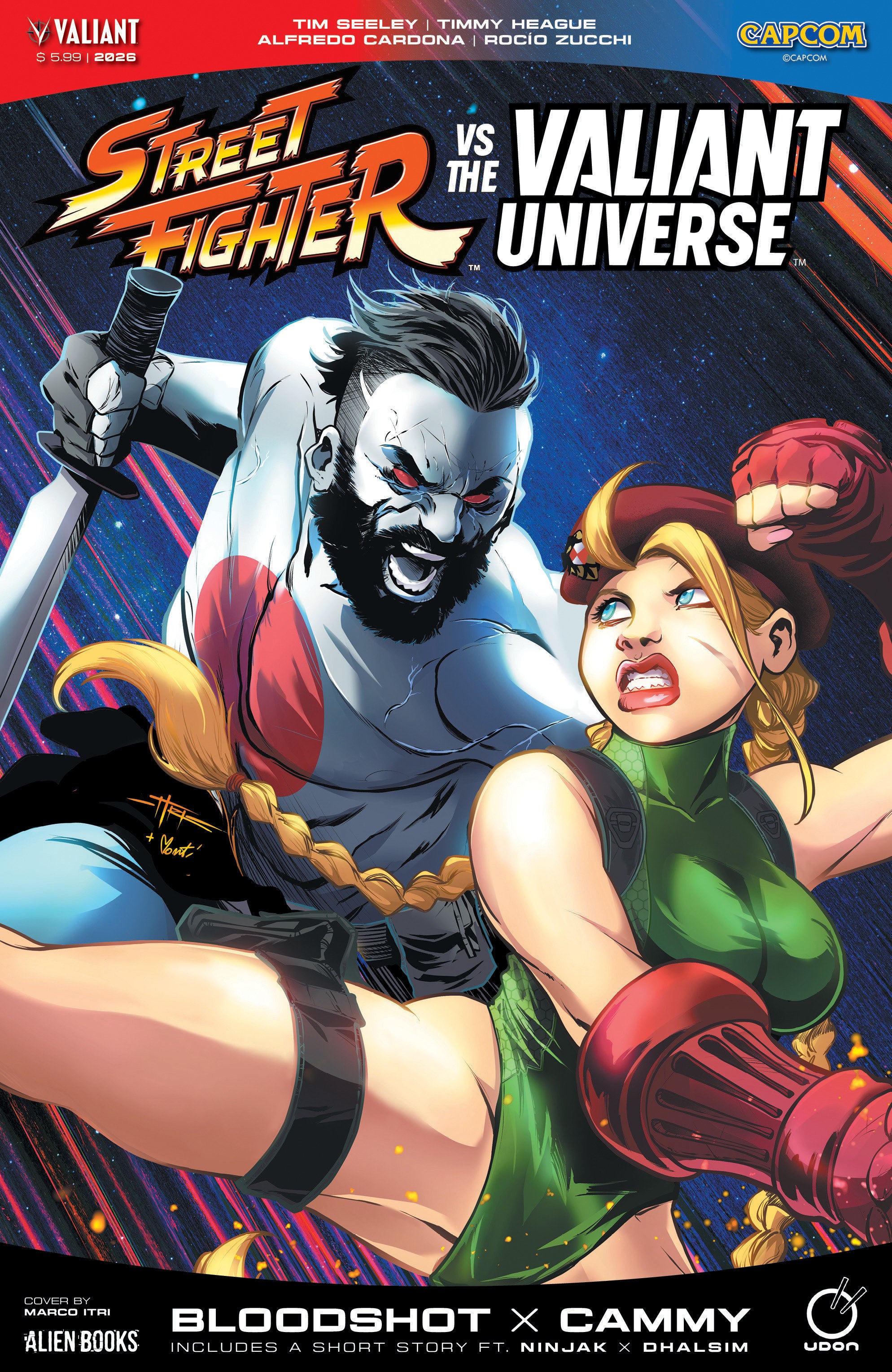 Street Fighter Vs. The Valiant Universe Special Variant C (Itri) 07/29/2026