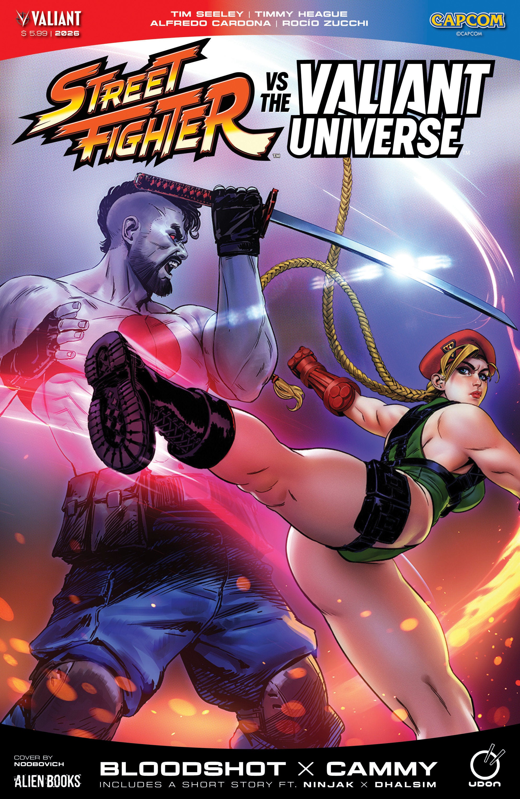 Street Fighter Vs. The Valiant Universe Special Variant D (Noobovich) 07/29/2026