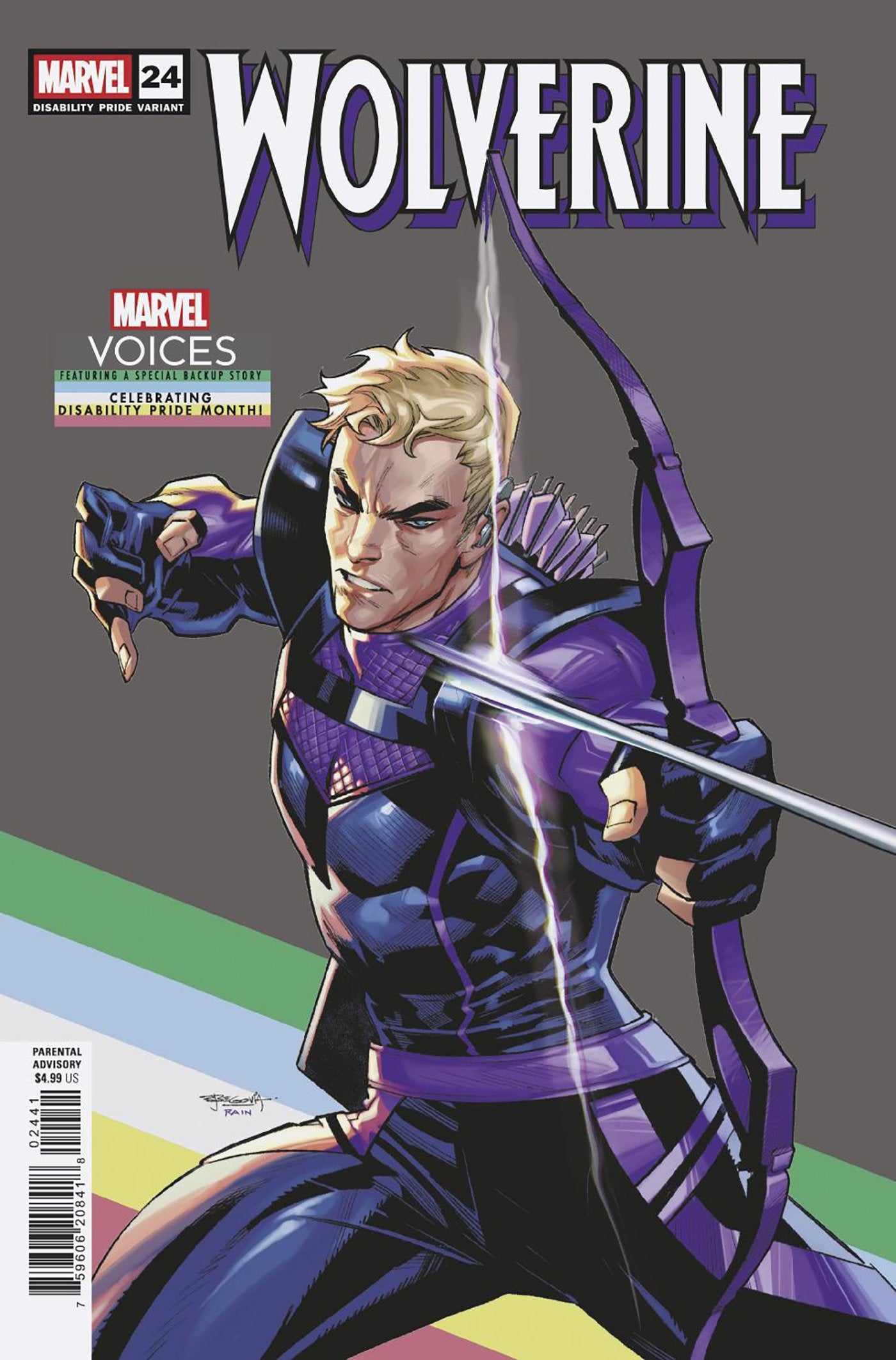 WOLVERINE #24 STEPHEN SEGOVIA DISABILITY PRIDE VARIANT 07/22/2026
