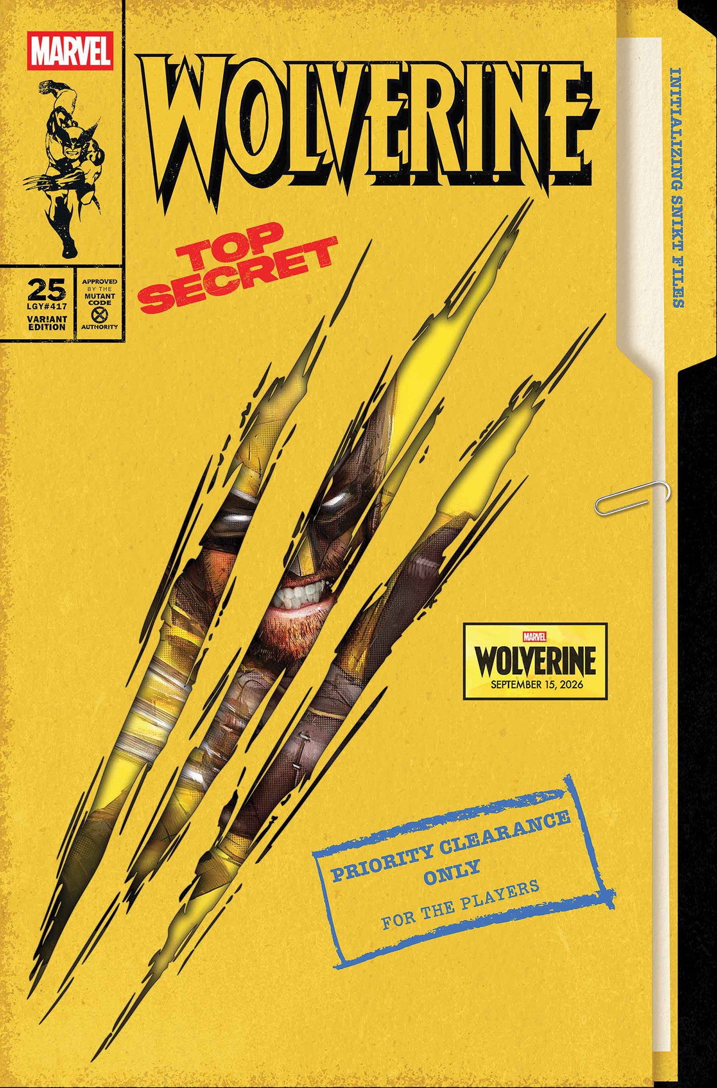 WOLVERINE #25 JOCK MARVEL GAMES VARIANT 08/12/2026
