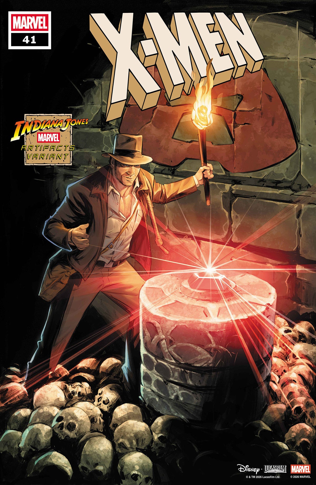 X-MEN #41 CARMEN CARNERO INDIANA JONES MARVEL ARTIFACT VARIANT [DNX] 11/11/2026