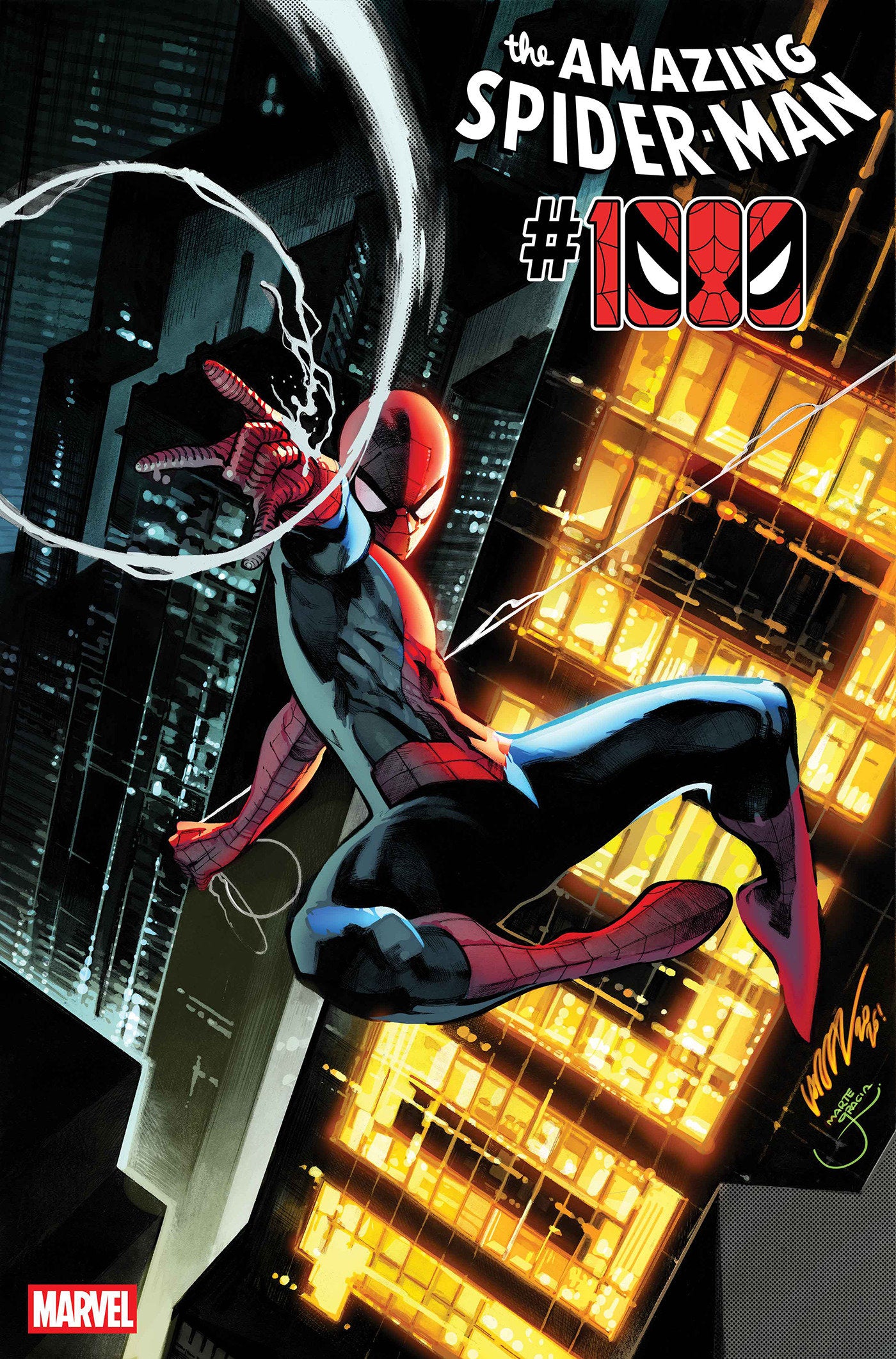 AMAZING SPIDER-MAN #1000 PEPE LARRAZ MAIN COVER 09/16/2026