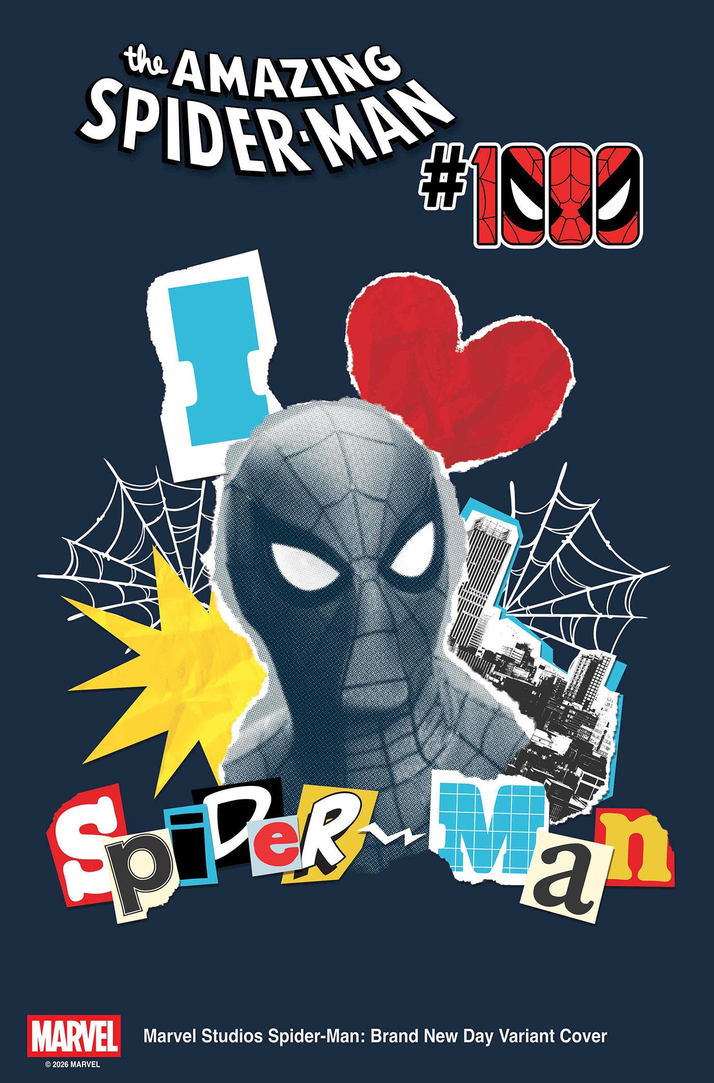 AMAZING SPIDER-MAN #1000 MARVEL STUDIOS SPIDER-MAN: BRAND NEW DAY VARIANT 09/16/2026