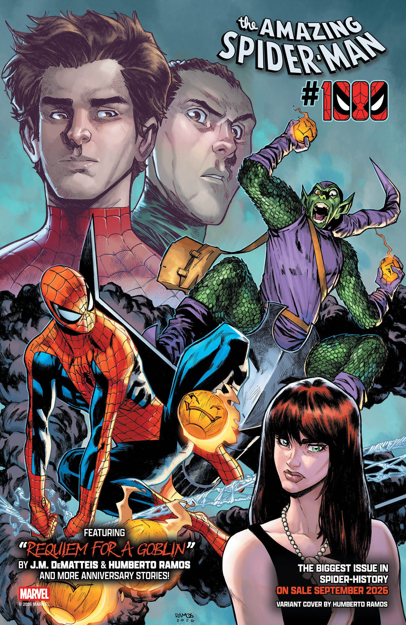 AMAZING SPIDER-MAN #1000 HUMBERTO RAMOS VARIANT 09/16/2026