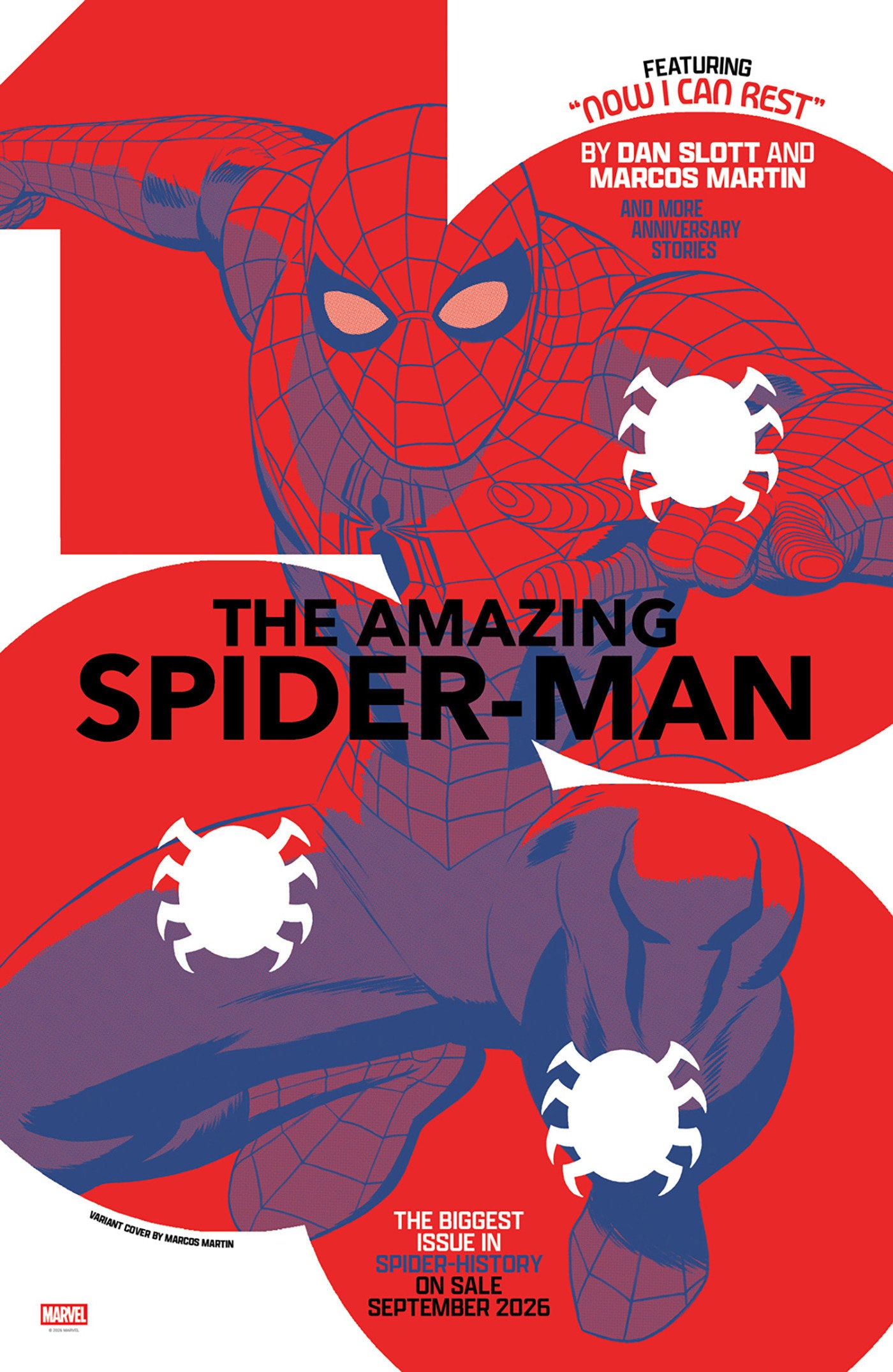 AMAZING SPIDER-MAN #1000 MARCOS MARTIN VARIANT 09/16/2026
