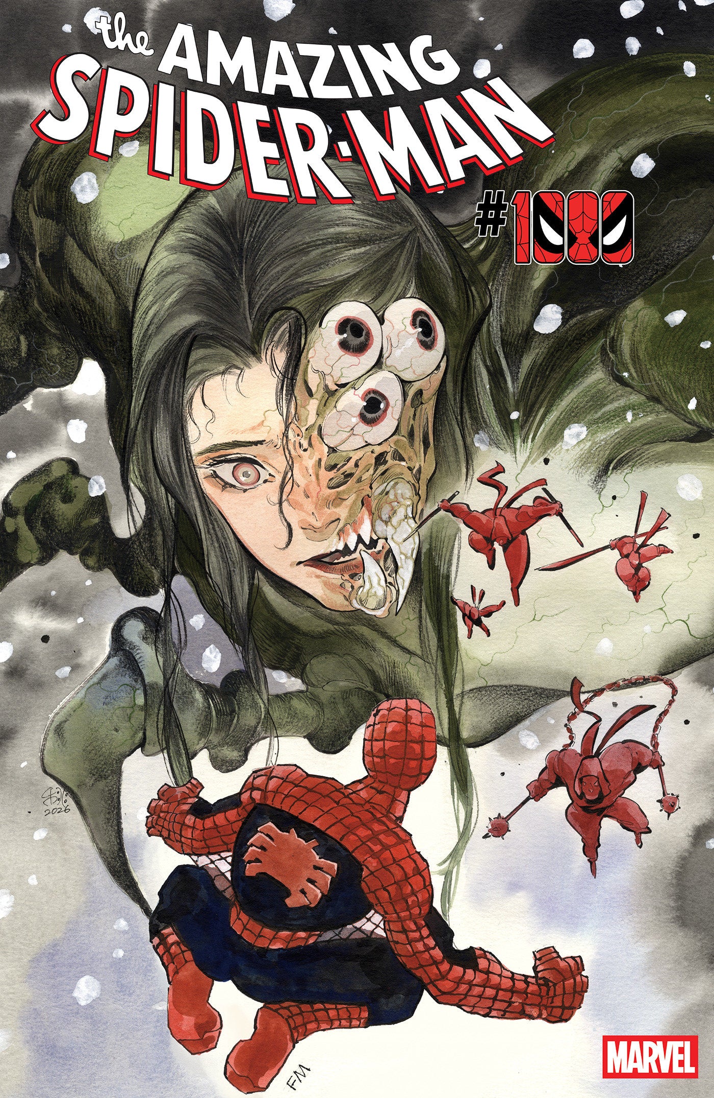 AMAZING SPIDER-MAN #1000 PEACH MOMOKO & FRANK MILLER VARIANT 09/16/2026