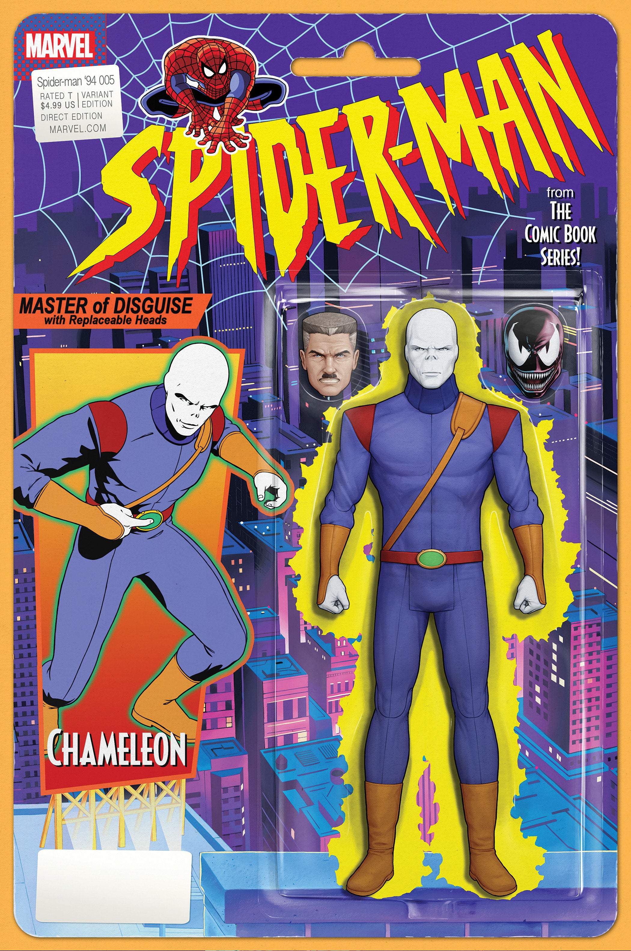 SPIDER-MAN '94 #5 JOHN TYLER CHRISTOPHER ACTION FIGURE VARIANT 01/21/2026