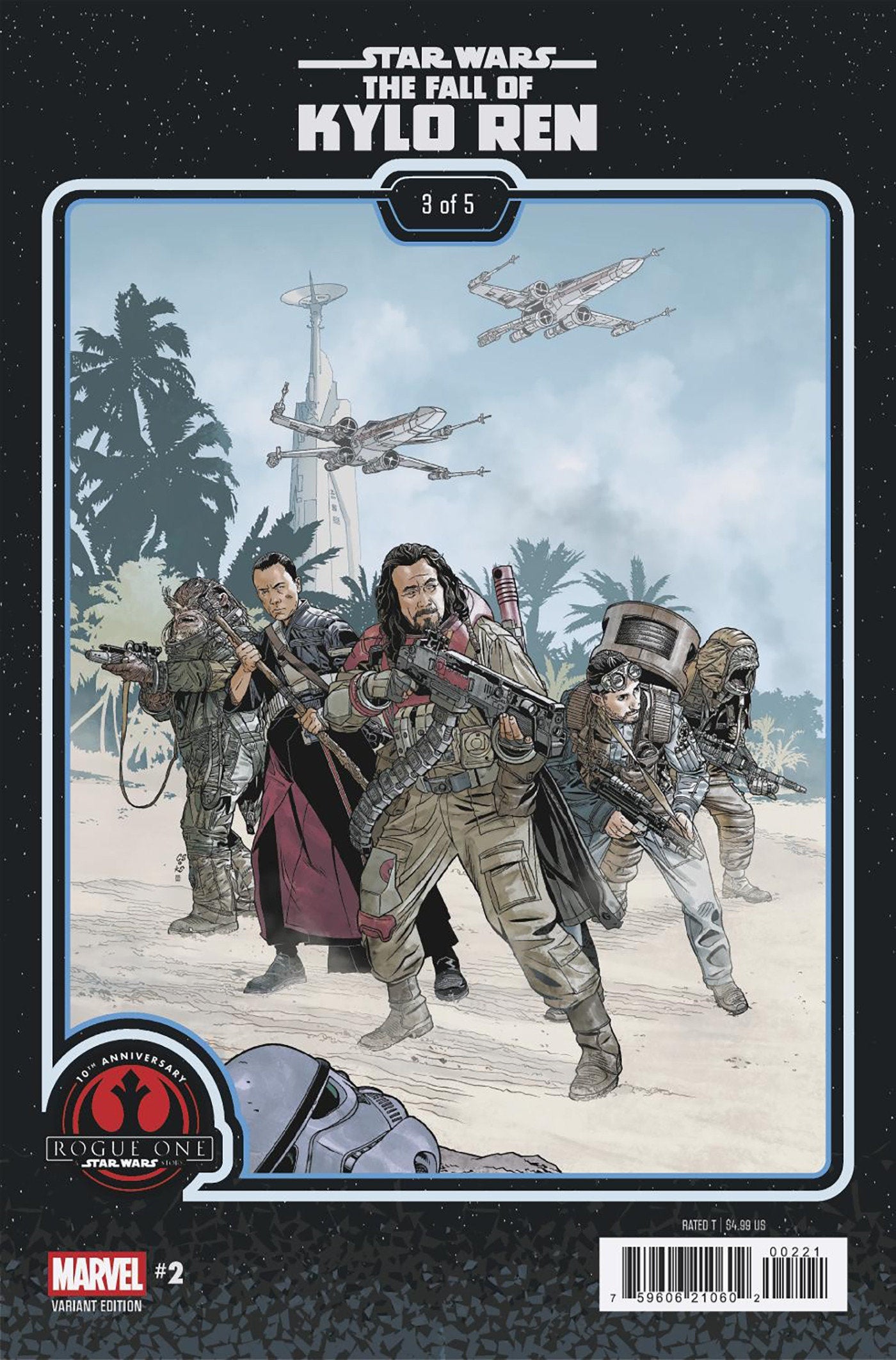 STAR WARS: THE FALL OF KYLO REN #2 CHRIS SPROUSE ROGUE ONE 10TH ANNIVERSARY VARIANT 09/16/2026