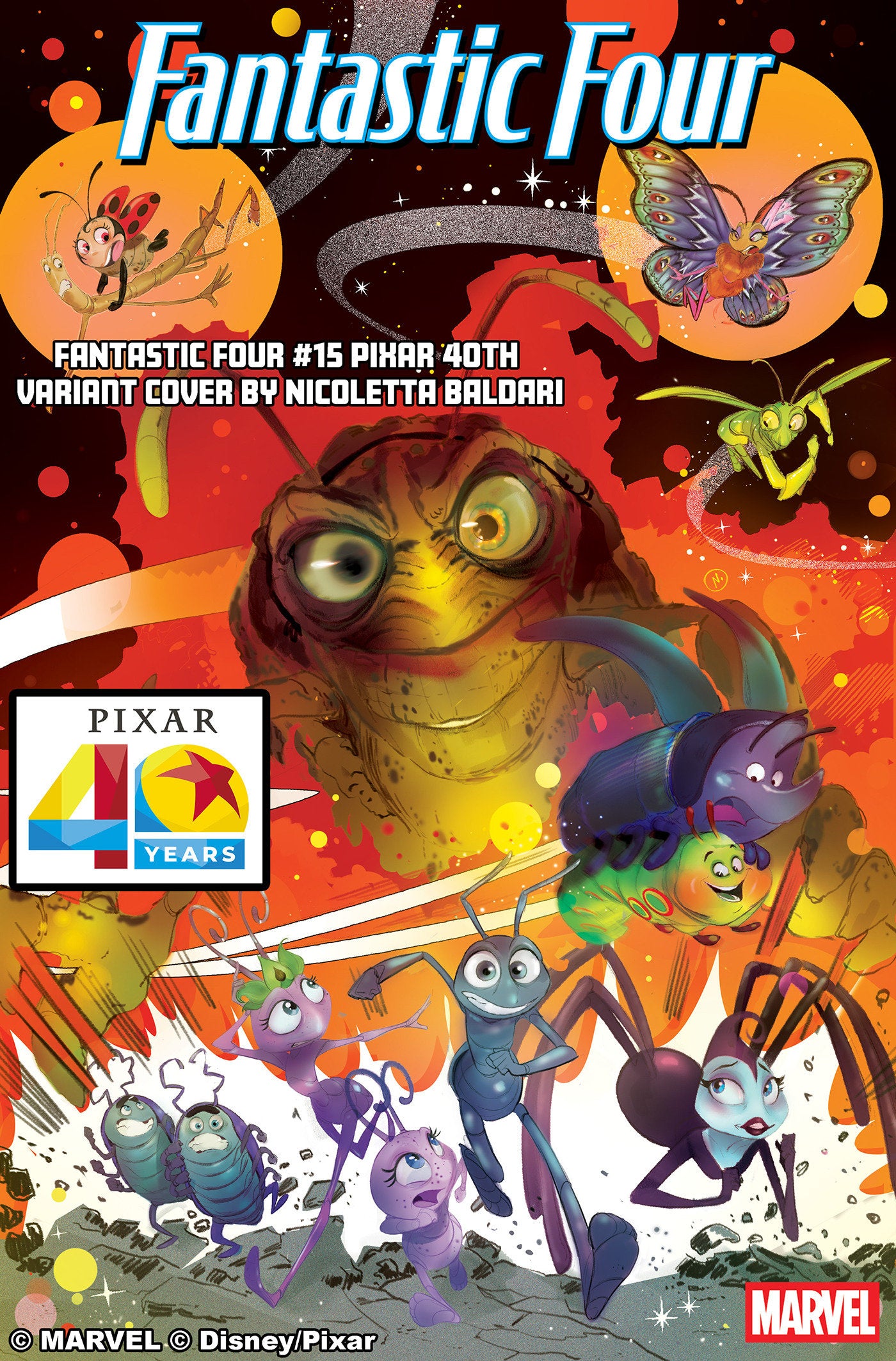 FANTASTIC FOUR #15 NICOLETTA BALDARI PIXAR 40TH VARIANT 08/05/2026