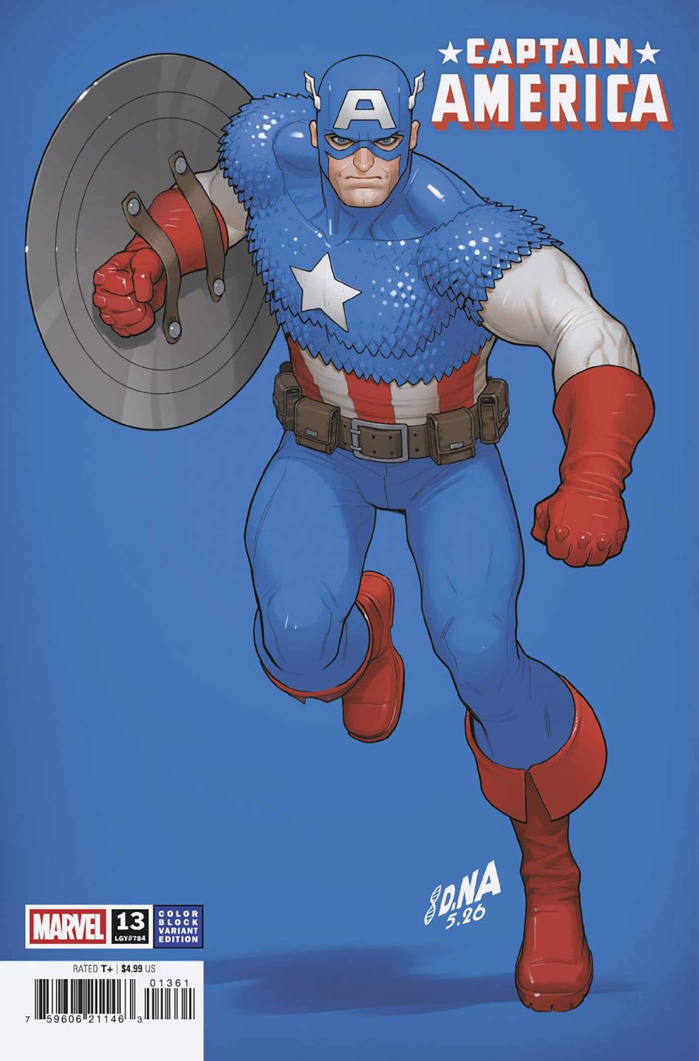 CAPTAIN AMERICA #13 DAVID NAKAYAMA COLOR BLOCK BLUE VARIANT [ARM] 07/15/2026