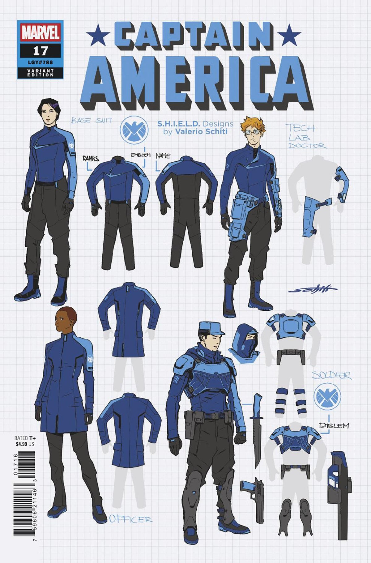 CAPTAIN AMERICA #17 VALERIO SCHITI DESIGN VARIANT 11/11/2026