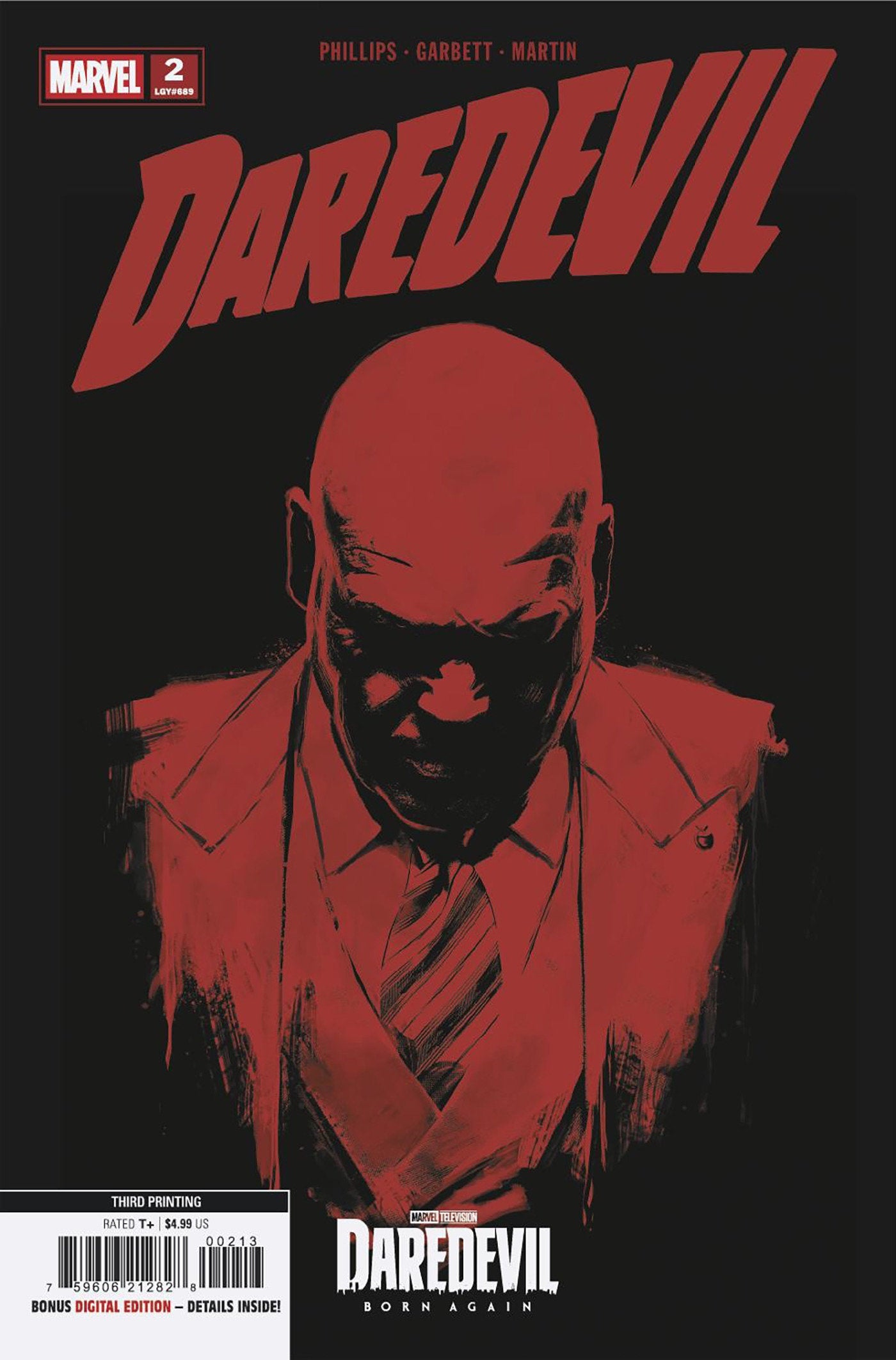 DAREDEVIL #2 MARVEL TELEVISION 3RD PRINTING VARIANT 07/29/2026