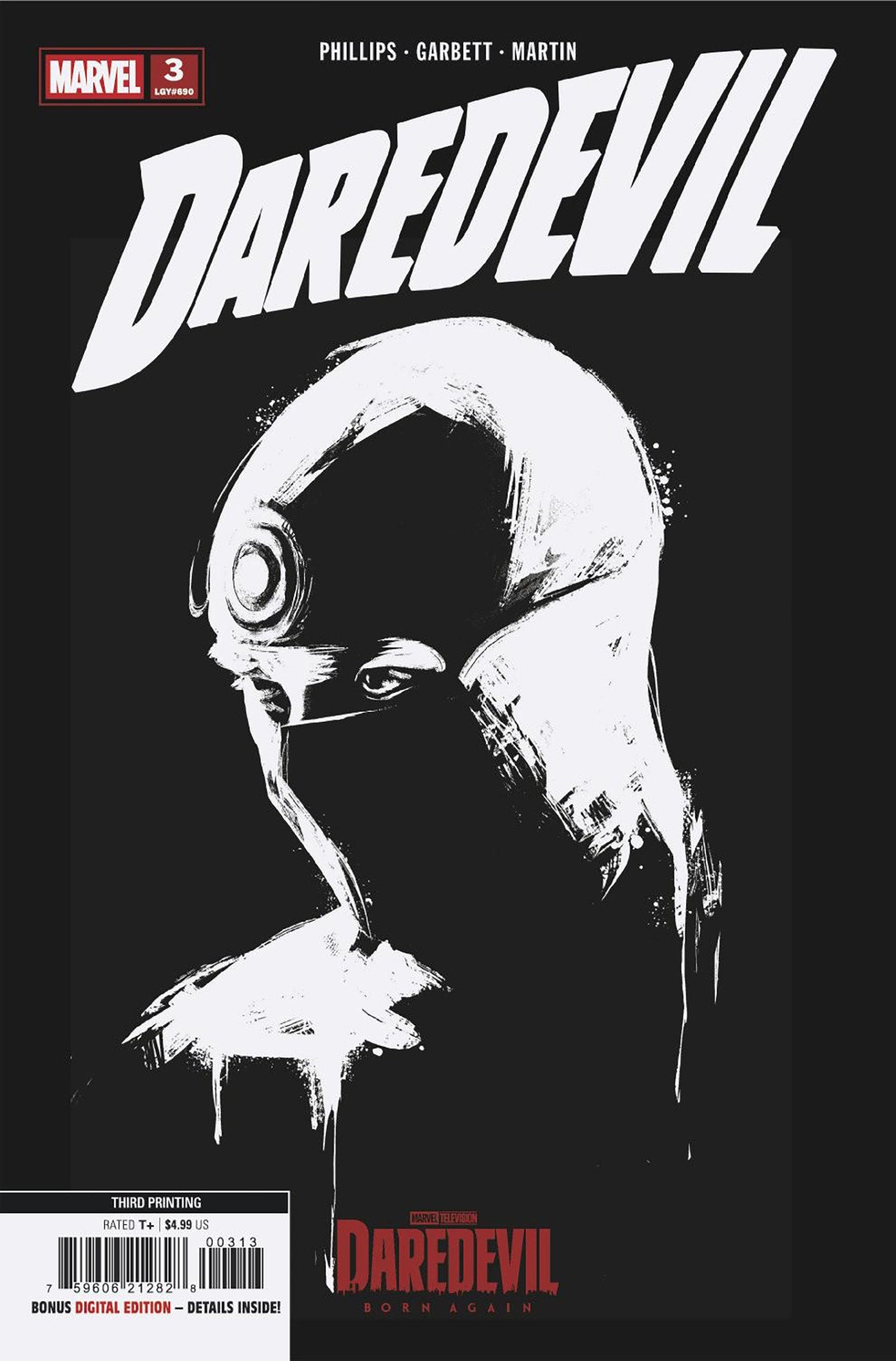 DAREDEVIL #3 MARVEL TELEVISION 3RD PRINTING VARIANT 08/26/2026