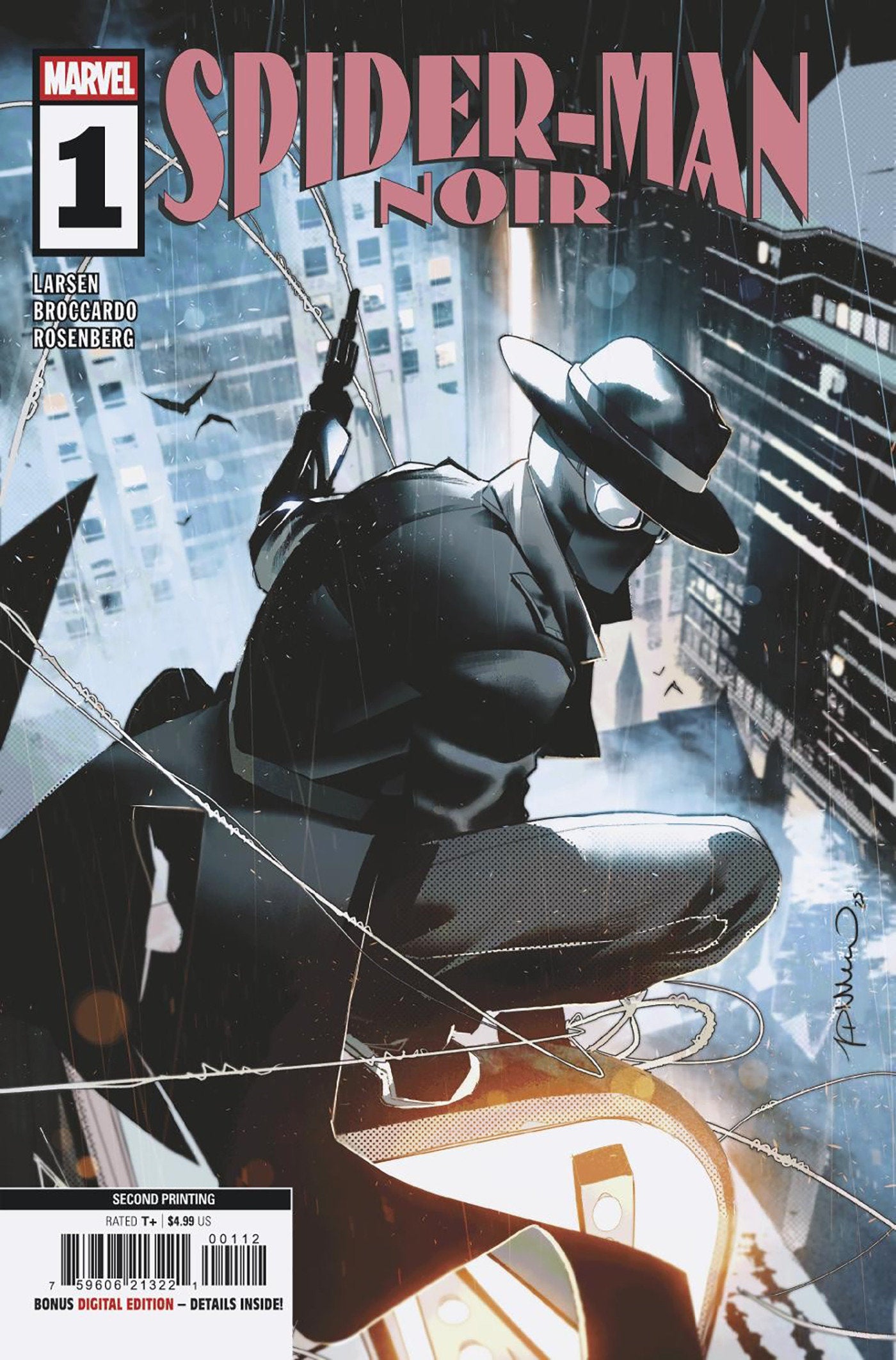 SPIDER-MAN NOIR #1 SIMONE DI MEO 2ND PRINTING VARIANT 11/19/2025