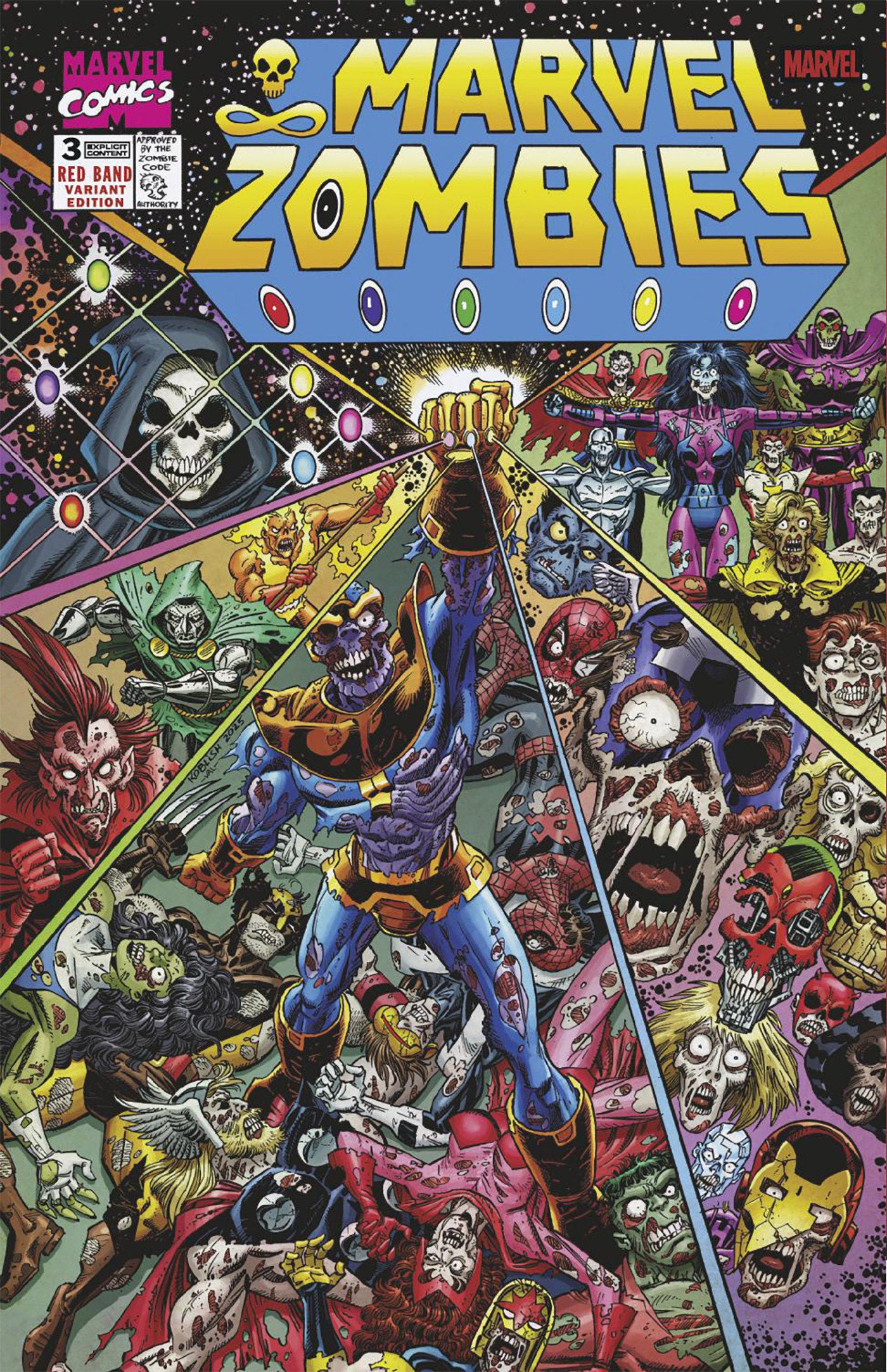 MARVEL ZOMBIES: RED BAND #3 SCOTT KOBLISH RETRO ZOMBIE VARIANT [POLYBAGGED] 11/26/2025