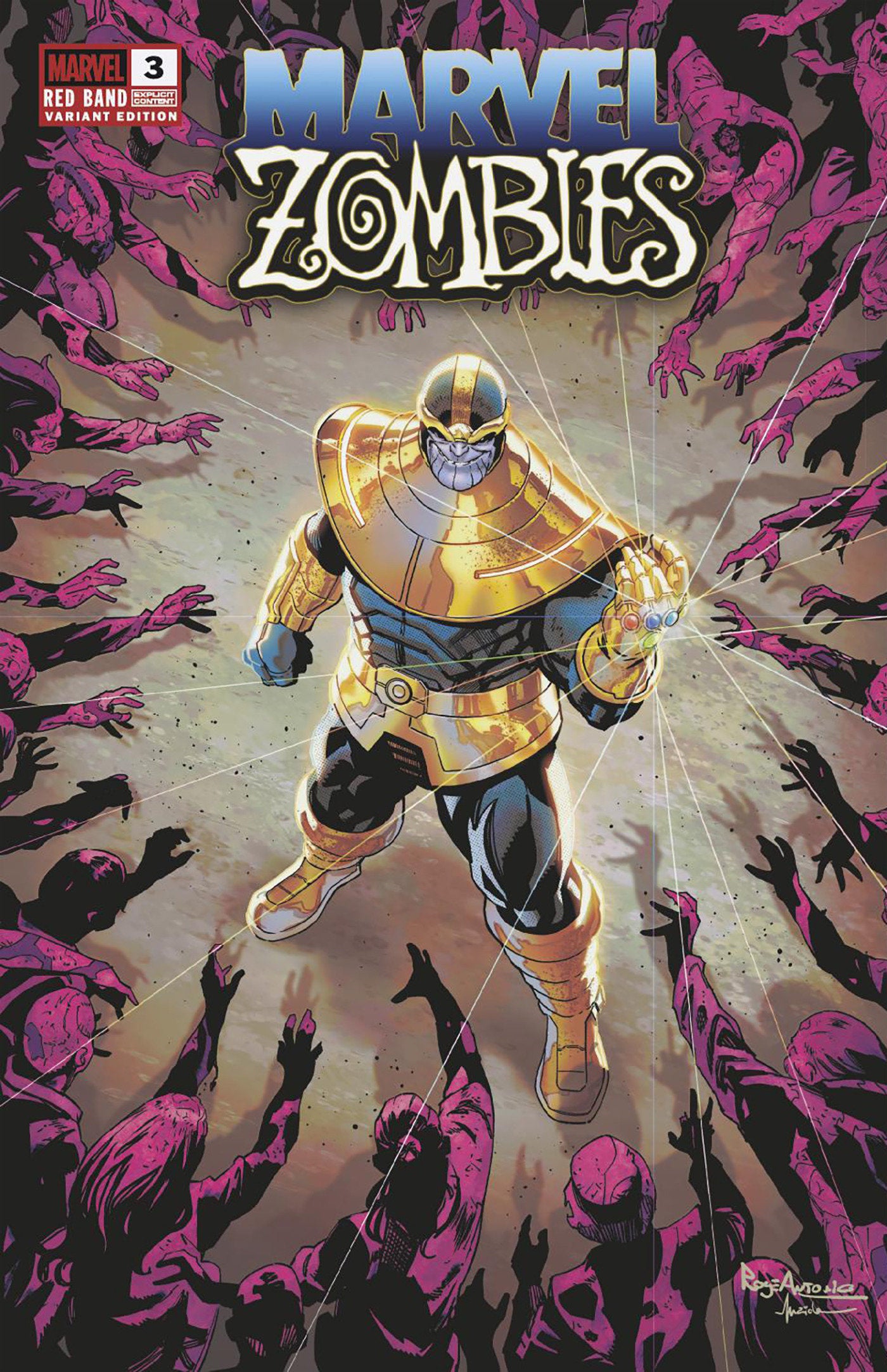 MARVEL ZOMBIES: RED BAND #3 ROGE ANTONIO VARIANT [POLYBAGGED] 11/26/2025