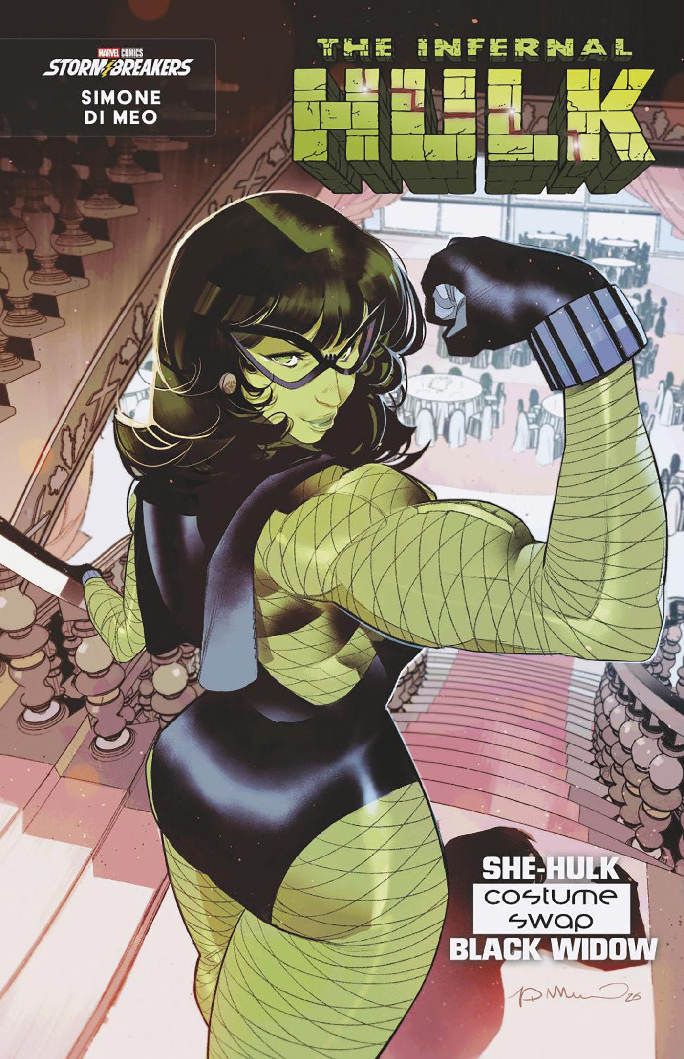INFERNAL HULK #9 SIMONE DI MEO HELLFIRE COSTUME SWAP VARIANT 07/15/2026