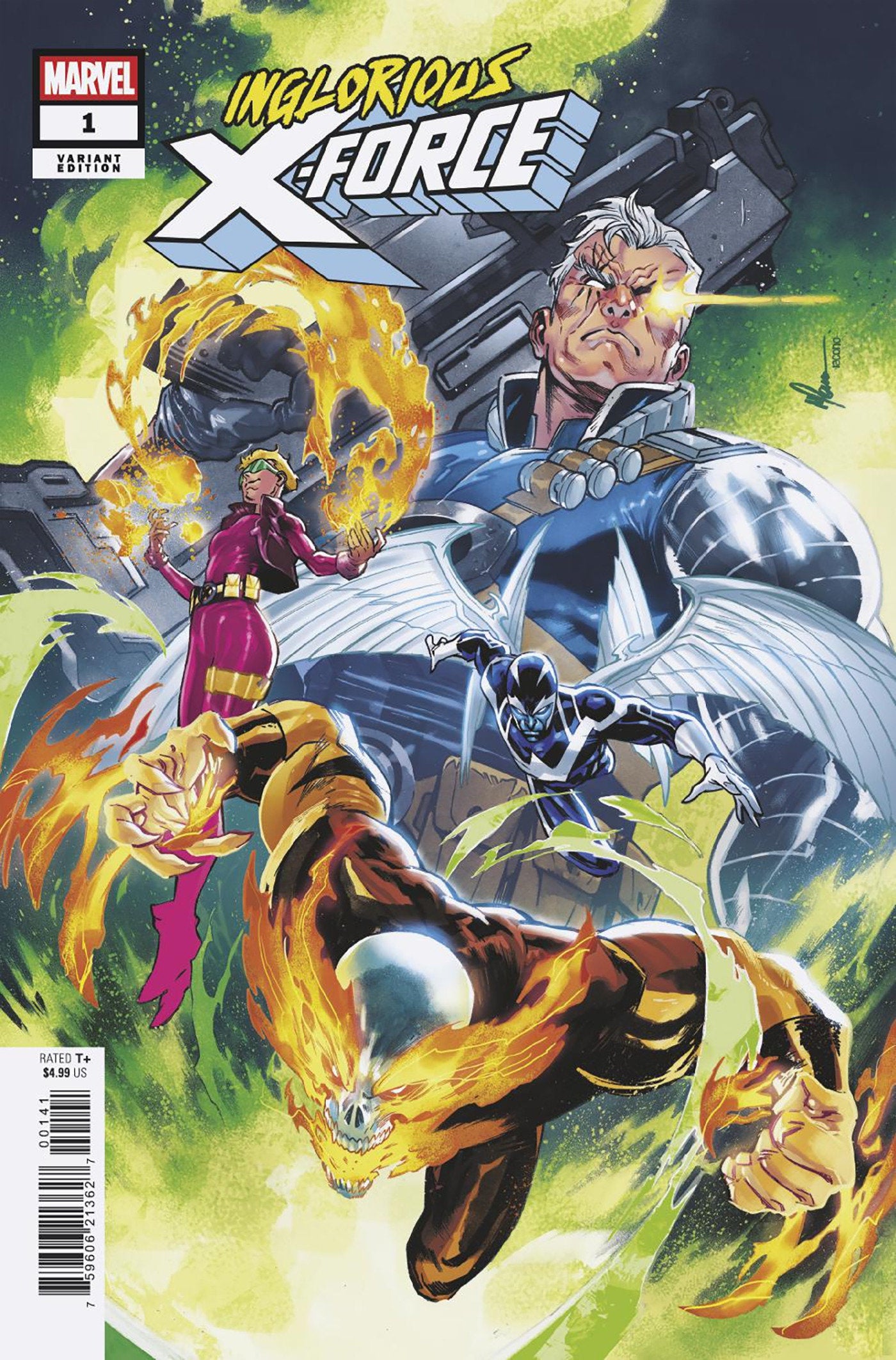 INGLORIOUS X-FORCE #1 FRANCESCO MANNA VARIANT 01/21/2026