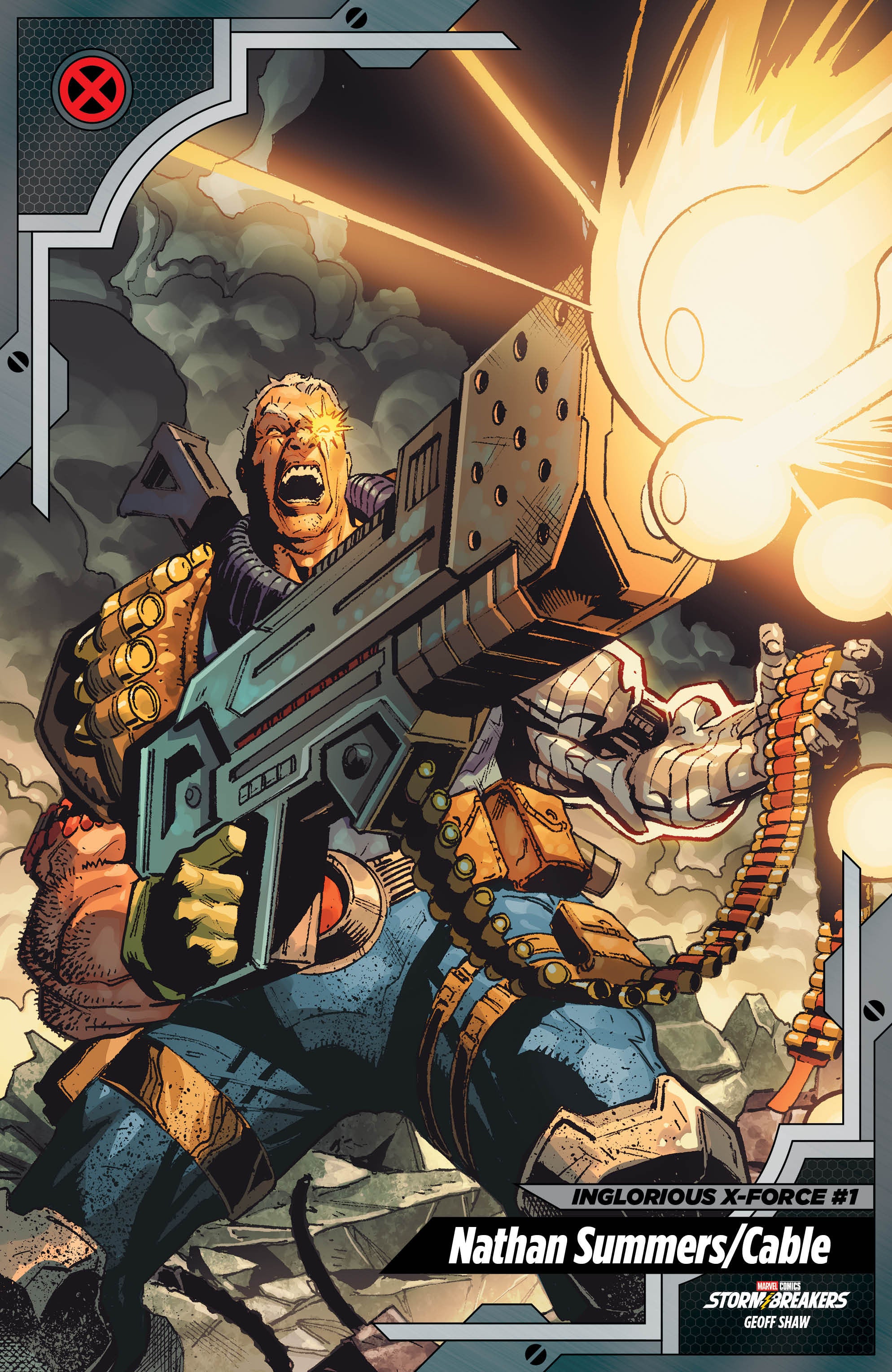 INGLORIOUS X-FORCE #1 GEOFF SHAW X-MEN TRADING CARD VARIANT 01/21/2026